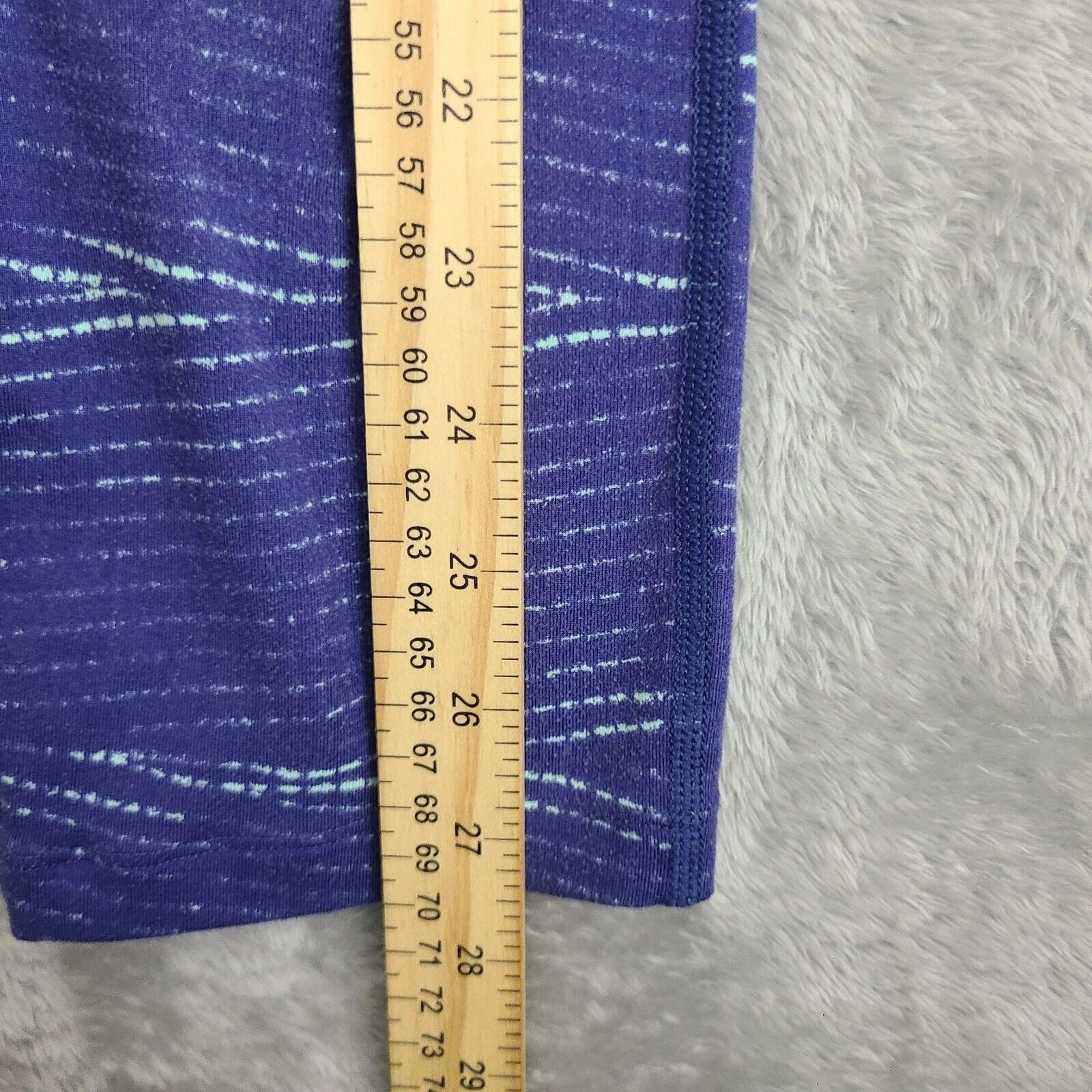 Nike Nike Running Dri-Fit Leggings Women's Size S Indigo and Teal Size 29" - 6 Thumbnail