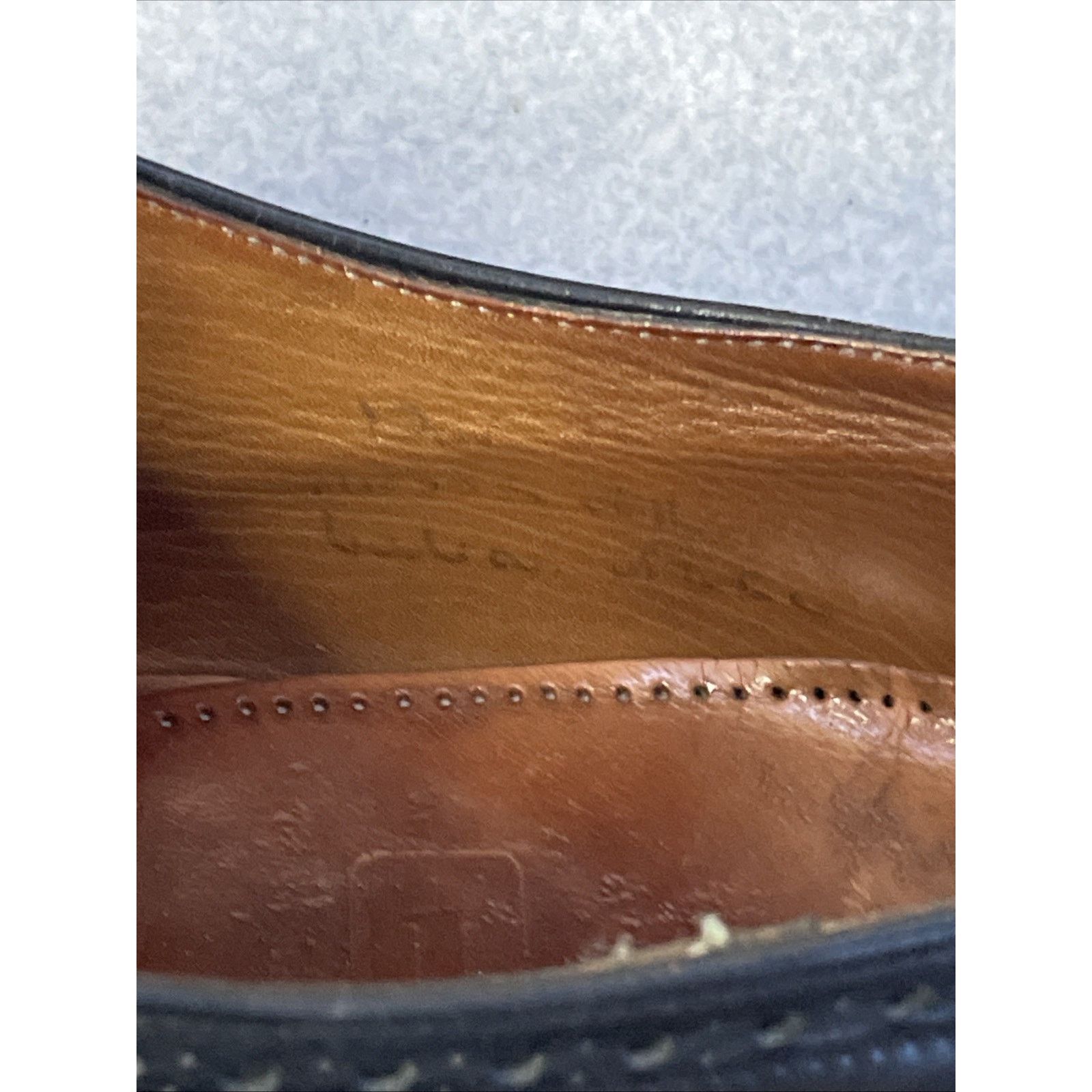 Church's Vtg Church’s Diplomat Black Semi-Brogue Oxford 3-City London Size US 11 / EU 44 - 19 Thumbnail