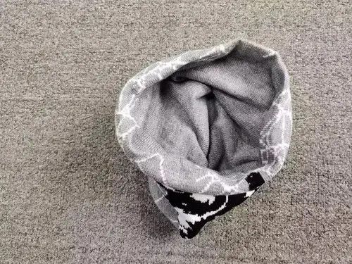 Other Spider Web Graphic No Cuff Beanie Hat Grey Size ONE SIZE - 3 Thumbnail