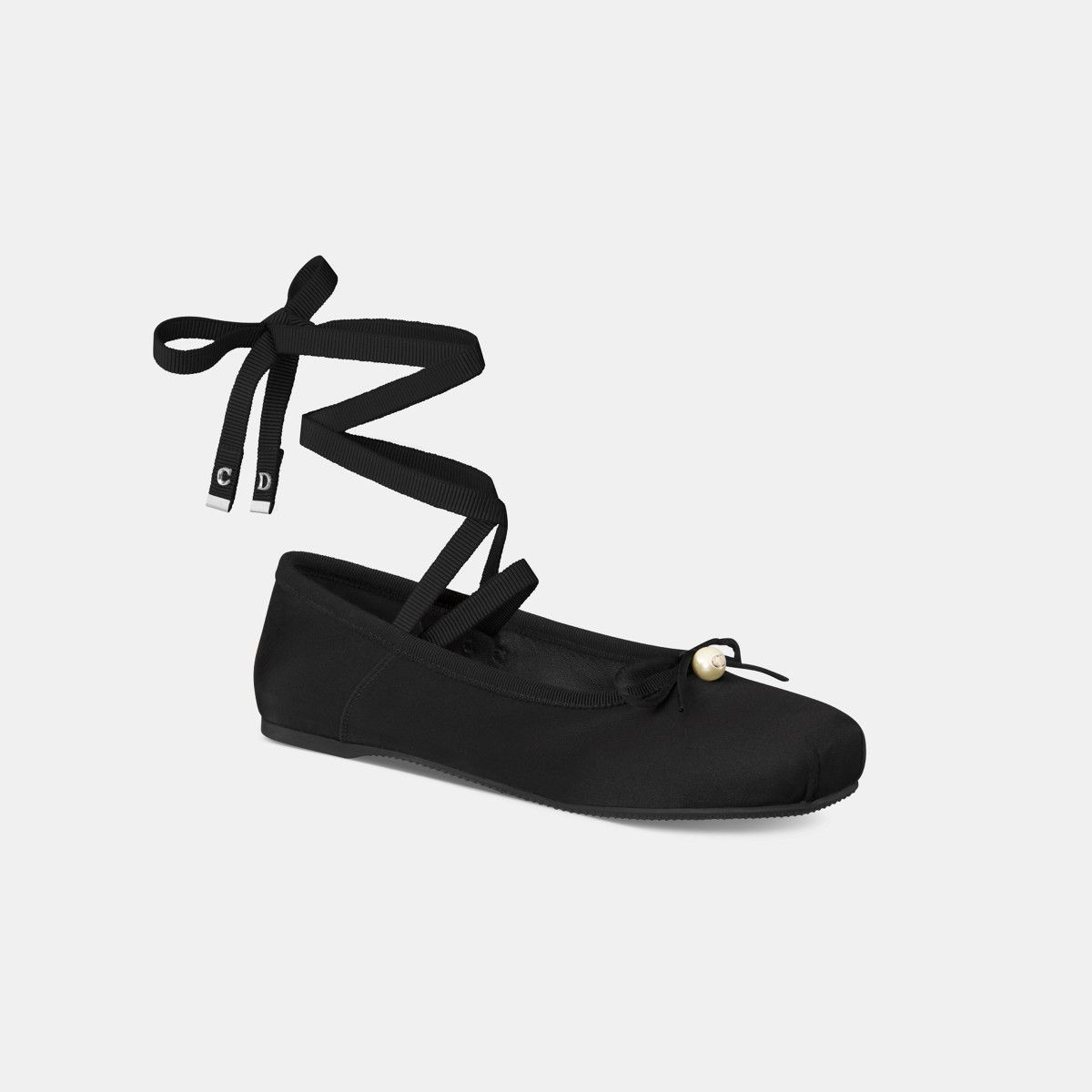 Dior o1w1db10326 D-Joy Ballet Flat in Black Size US 6 / IT 36 - 2 Thumbnail