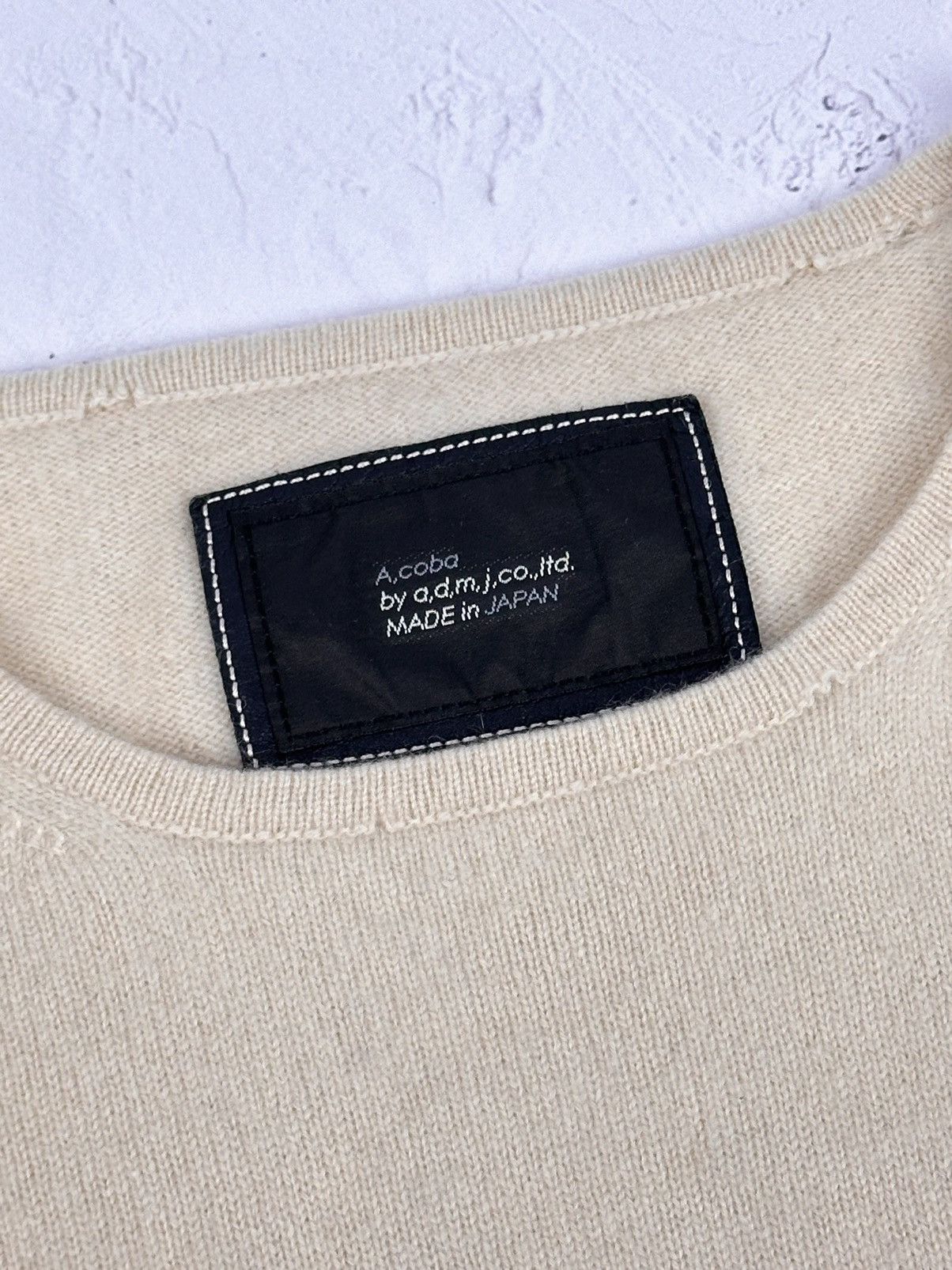 Japanese Brand × Vintage Vintage Made in Japan Cashmere Beige Sweater Size US M / EU 48-50 / 2 - 6 Thumbnail