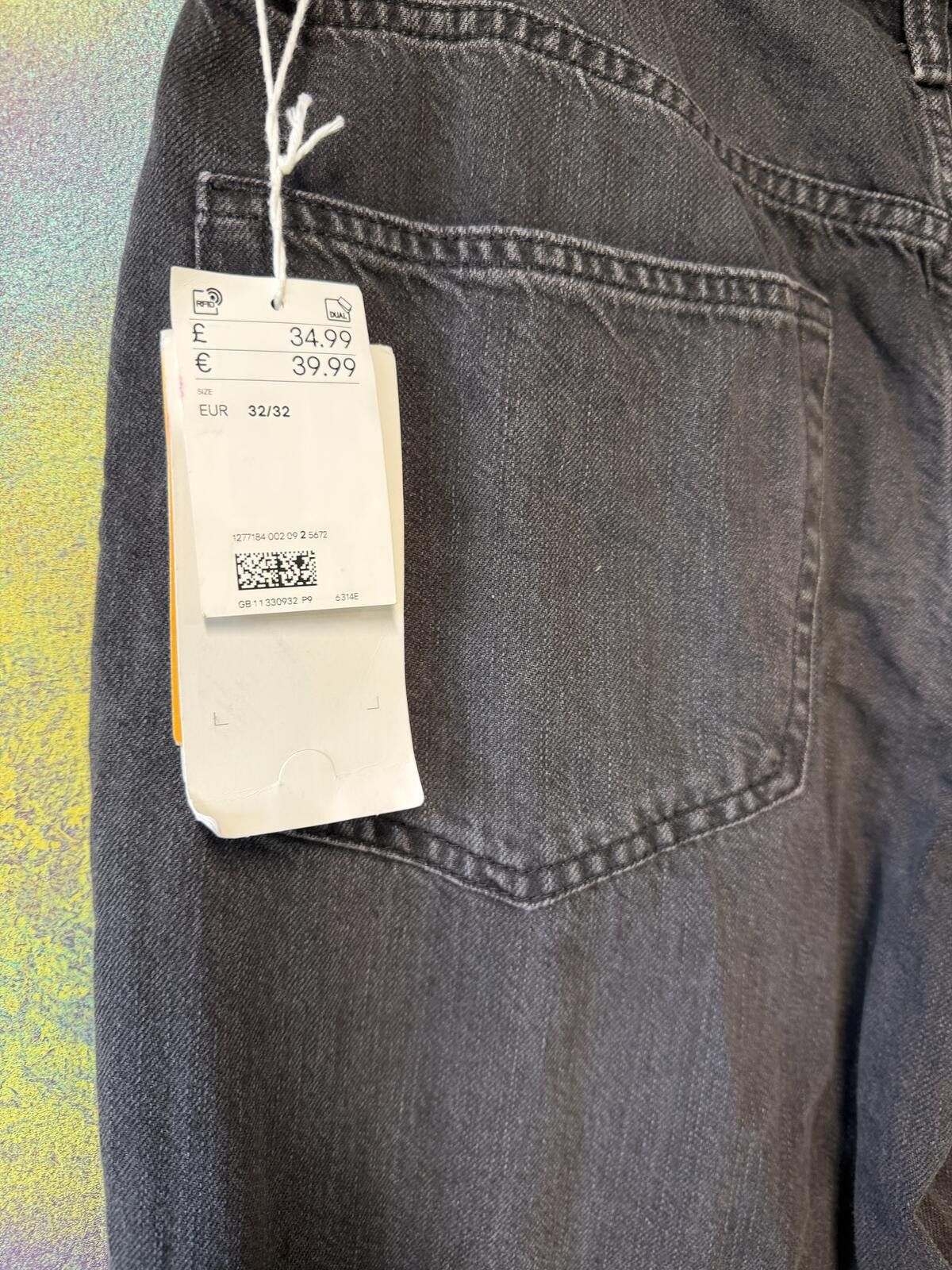 Other Black denim jeans in size 32 Size 32" / US 10 / IT 46 - 2 Thumbnail