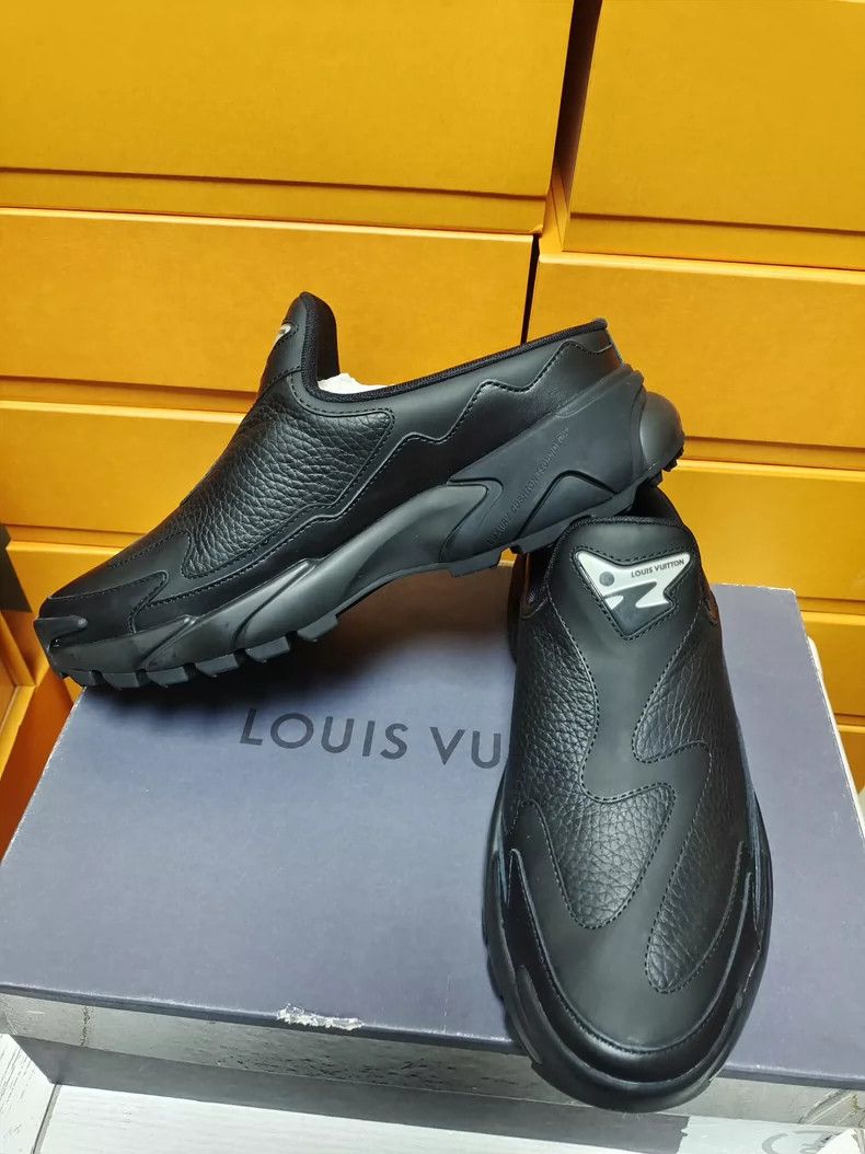 Louis Vuitton Louis Vuitton Pure leather half-heel slipper Size US 7.5 / EU 40-41 - 4 Thumbnail