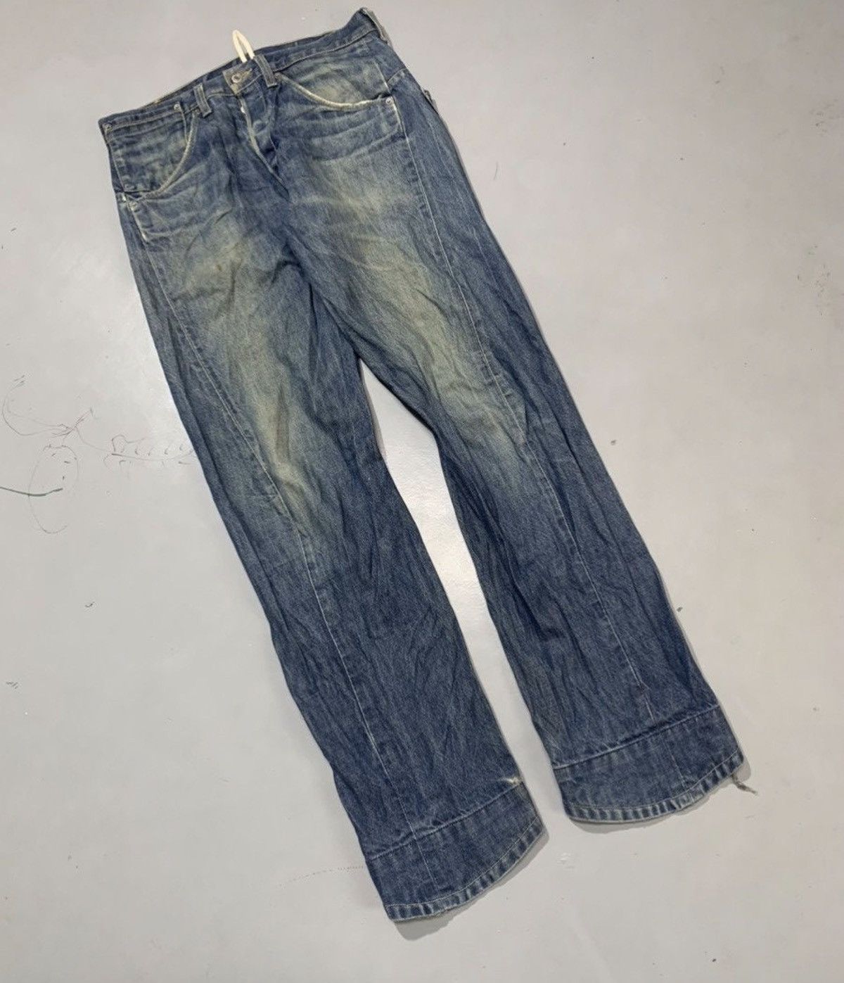 Levi's Vintage Levi’s engineer jeans denim Size US 32 / EU 48 - 2 Thumbnail