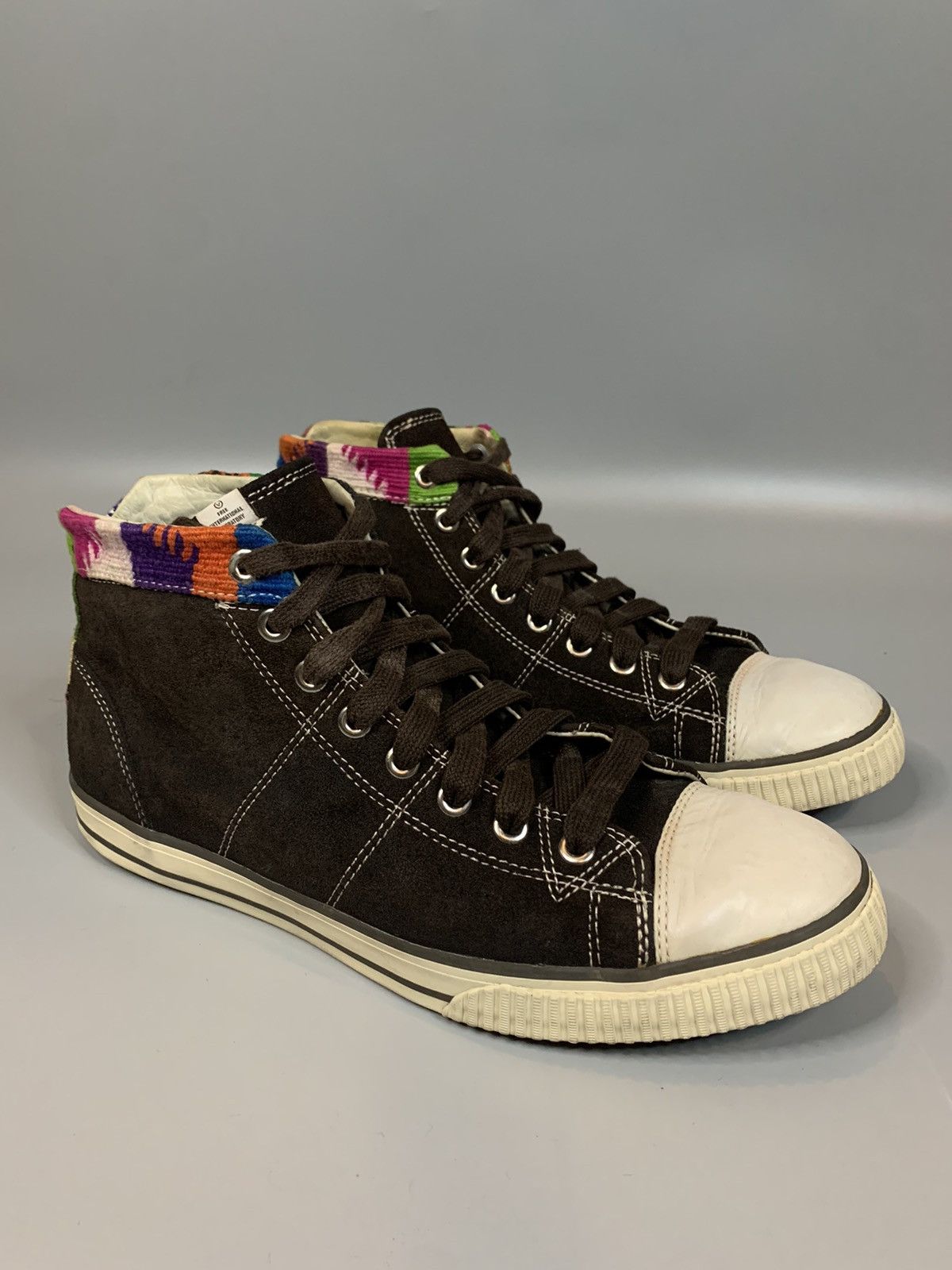Visvim Kiefer Hi Mayan Suede Shoes | Grailed