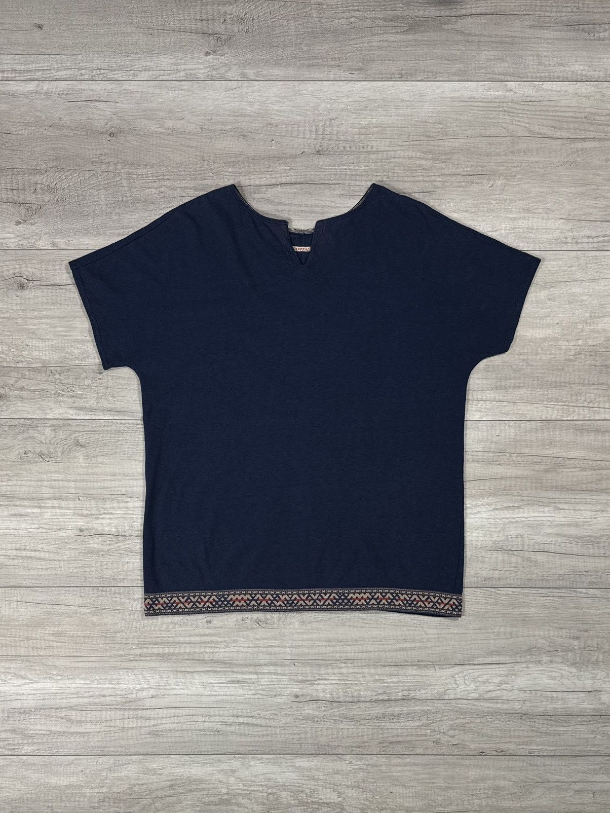 Kapital Kapital Japan T Shirt Cotton Aztec Ornament Size M 2 Size US M / EU 48-50 / 2 - 7 Thumbnail