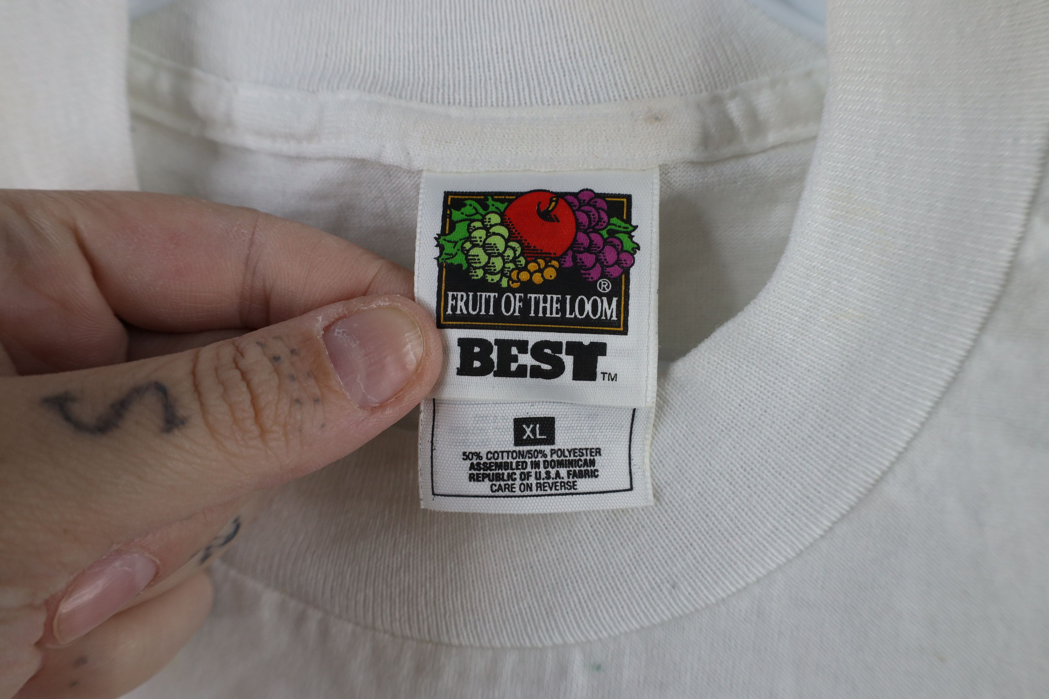 Vintage Vintage 90s Collision Auto Repair Shop T-Shirt White Size US XL / EU 56 / 4 - 8 Thumbnail