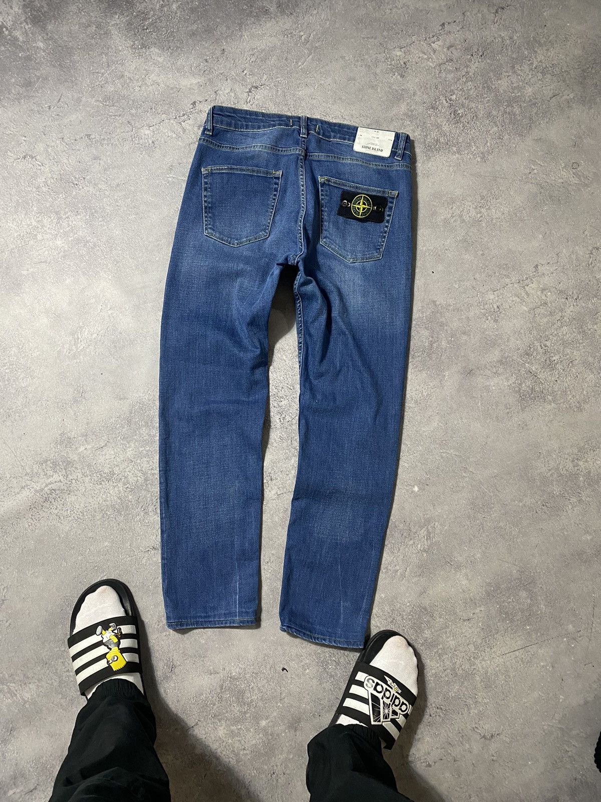 Stone Island Vintage Stone Island Jeans Patch Pocket Straight Fit Casual Size US 34 / EU 50 - 1 Thumbnail