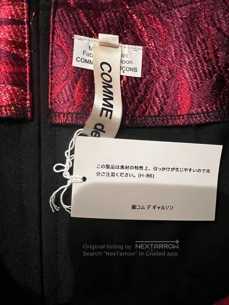 Comme des Garcons Comme Des Garcons size S Red Retro Floral Pants Size 24" / US 00 / IT 34 - 2 Thumbnail