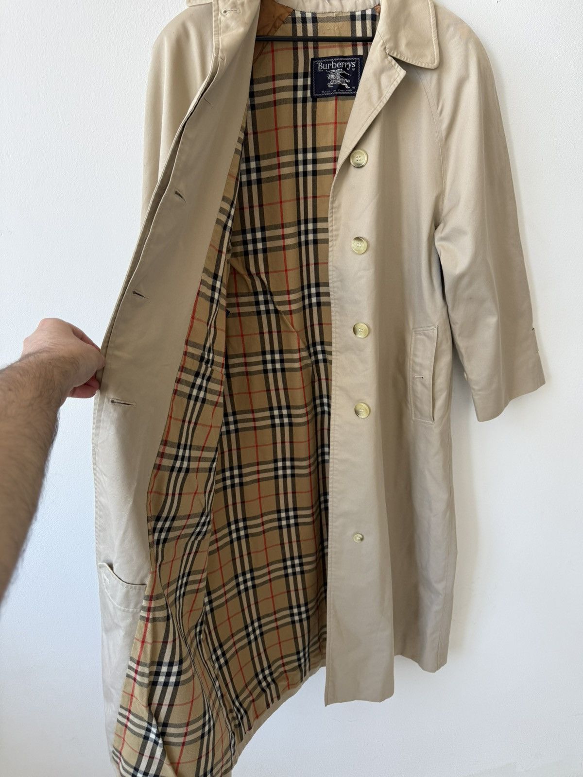Burberry Burberry Vintage Beige Trench Coat Size XL / US 12-14 / IT 48-50 - 6 Thumbnail