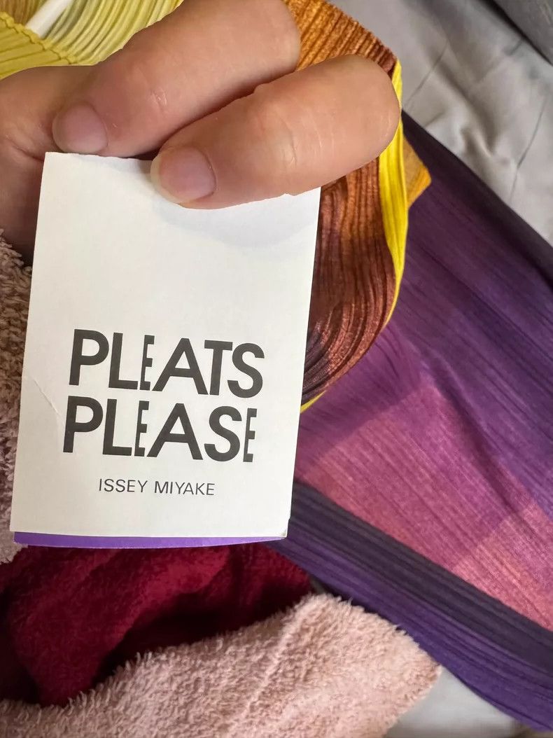 Issey Miyake Issey Miyake size:2 Yellow and purple gradient pleated dre Size S / US 4 / IT 40 - 7 Thumbnail