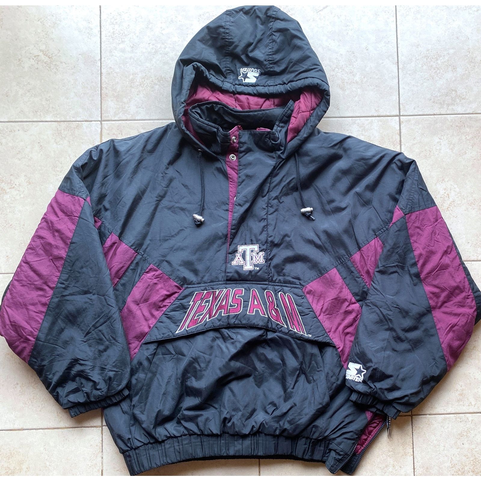 NCAA × Starter UT Texas Longhorns 90s puffer XL blk orange NCAA vtg Size US XL / EU 56 / 4 - 1 Thumbnail