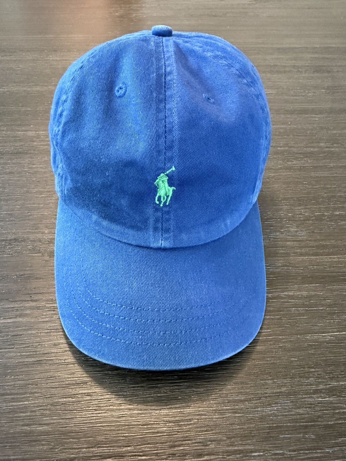 Polo Ralph Lauren Vintage Polo Ralph Lauren Blue Strapback Hat 90s Size ONE SIZE - 2 Thumbnail