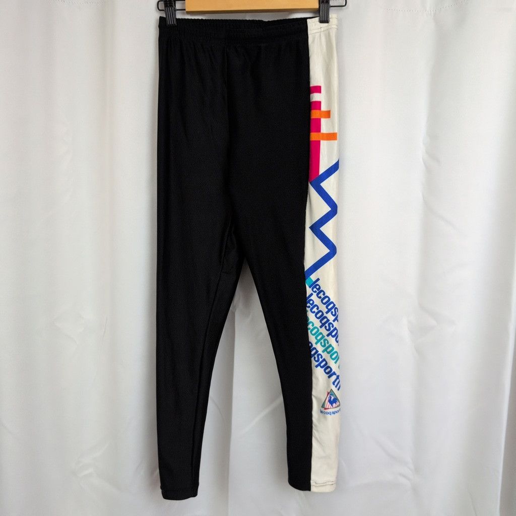Le Coq Sportif × Vintage Vintage Le Coq Sportif Elastic Exercise Leggings Small Size 26" / US 2 / IT 38 - 6 Thumbnail