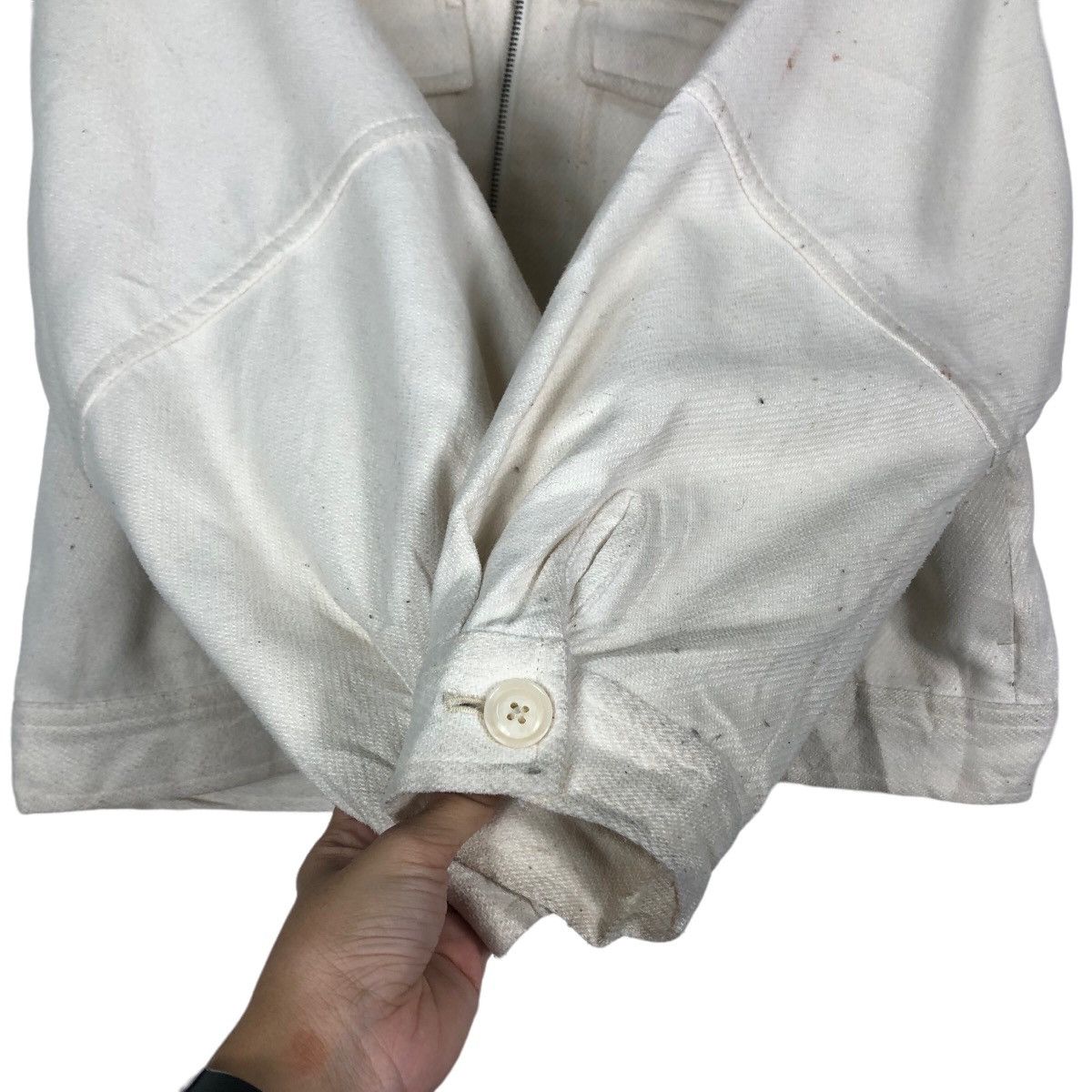 Japanese Brand 🔥Vintage Wool Work Chore Jacket GU Japan Issey Miyake Size US XL / EU 56 / 4 - 15 Thumbnail