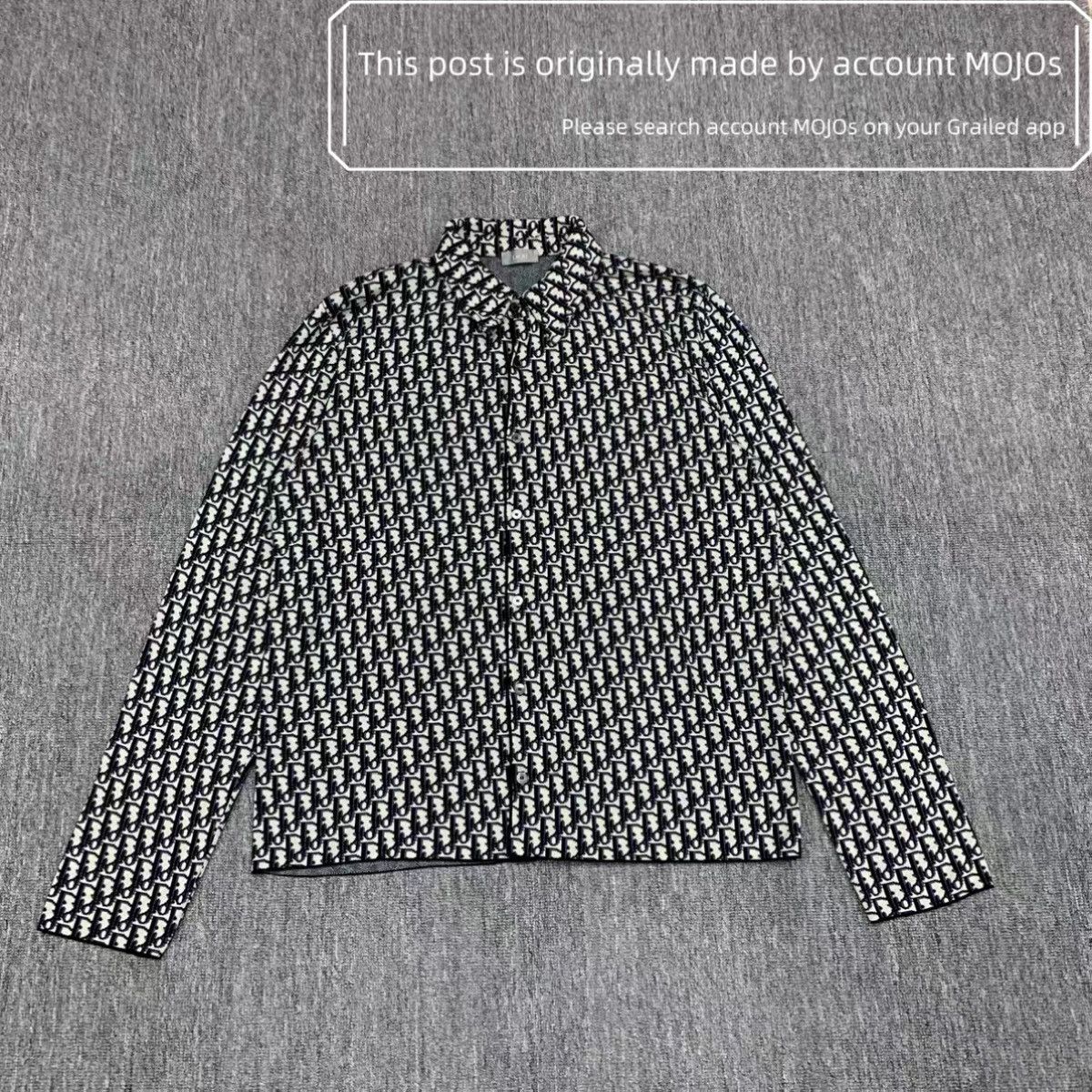 Dior Sz L Dior Monogram Logo Shirt Jacket mojos105752626 Size US L / EU 52-54 / 3 - 1 Thumbnail
