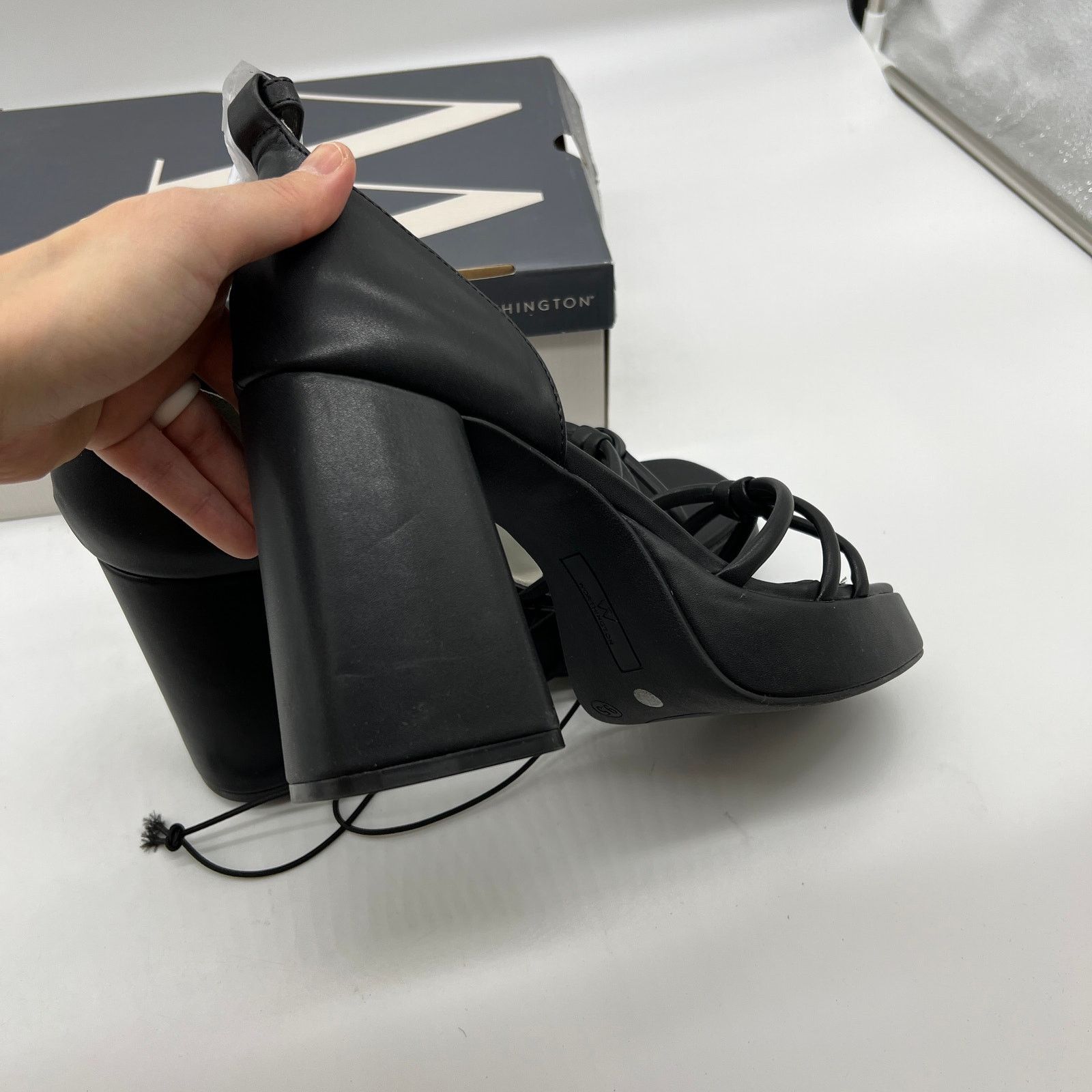 Other Worthington Womens Ellsworth Heeled Sandals Black Size 9.5M Size US 9.5 / IT 39.5 - 10 Thumbnail