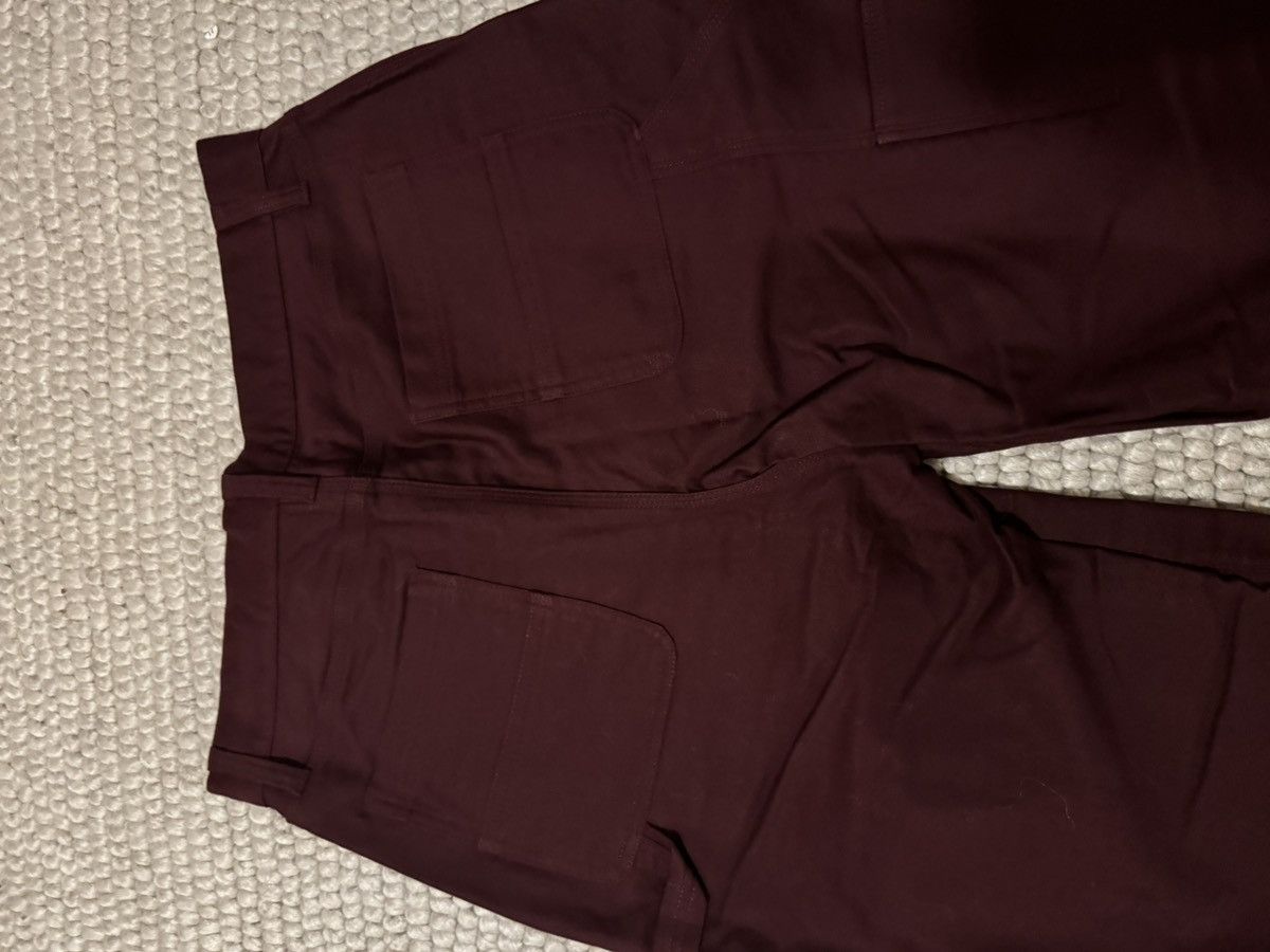 Brain Dead Moleskin Double Knee Utility Pants - Burgundy Size US 32 / EU 48 - 8 Thumbnail
