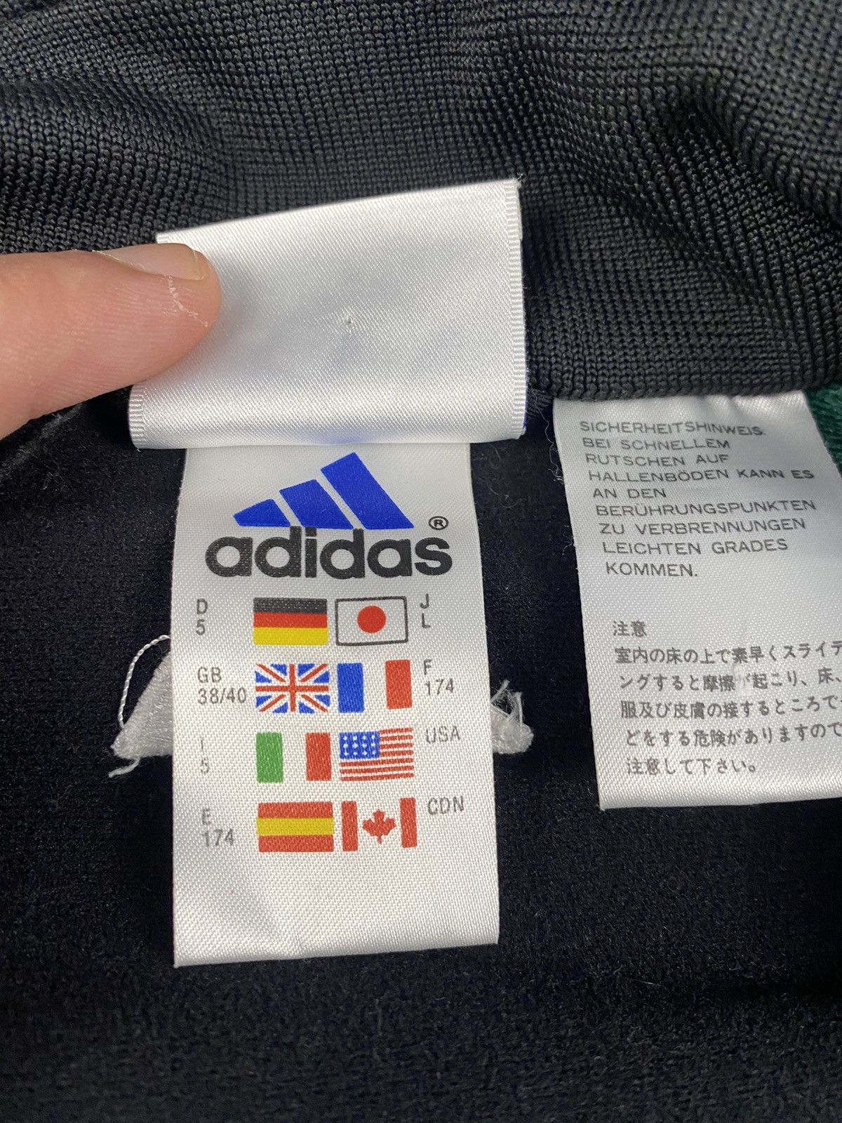 Adidas × Vintage Vintage Y2k Adidas 3 Stripes Tracksuit jacket pants Size US M / EU 48-50 / 2 - 7 Thumbnail