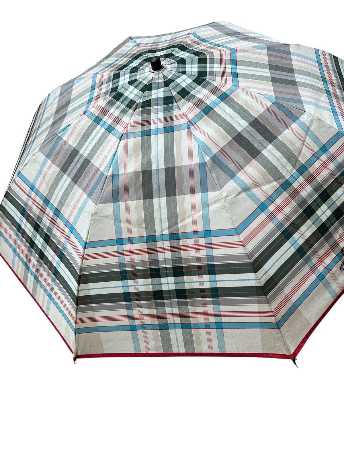 Vivienne Westwood 1990s Vivienne Westwood Plaid Foldable Umbrella Size ONE SIZE - 9 Thumbnail