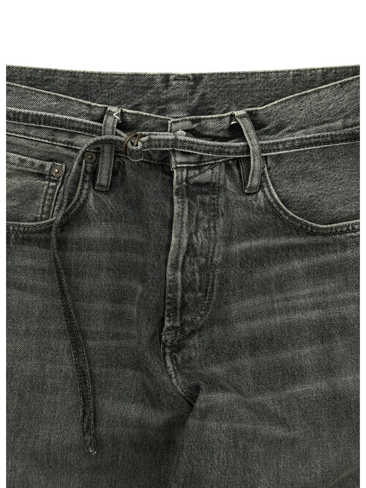 Acne Studios Acne Studios 1991 Toj Ash Black Wide Leg Baggy Jeans Size US 30 / EU 46 - 3 Thumbnail