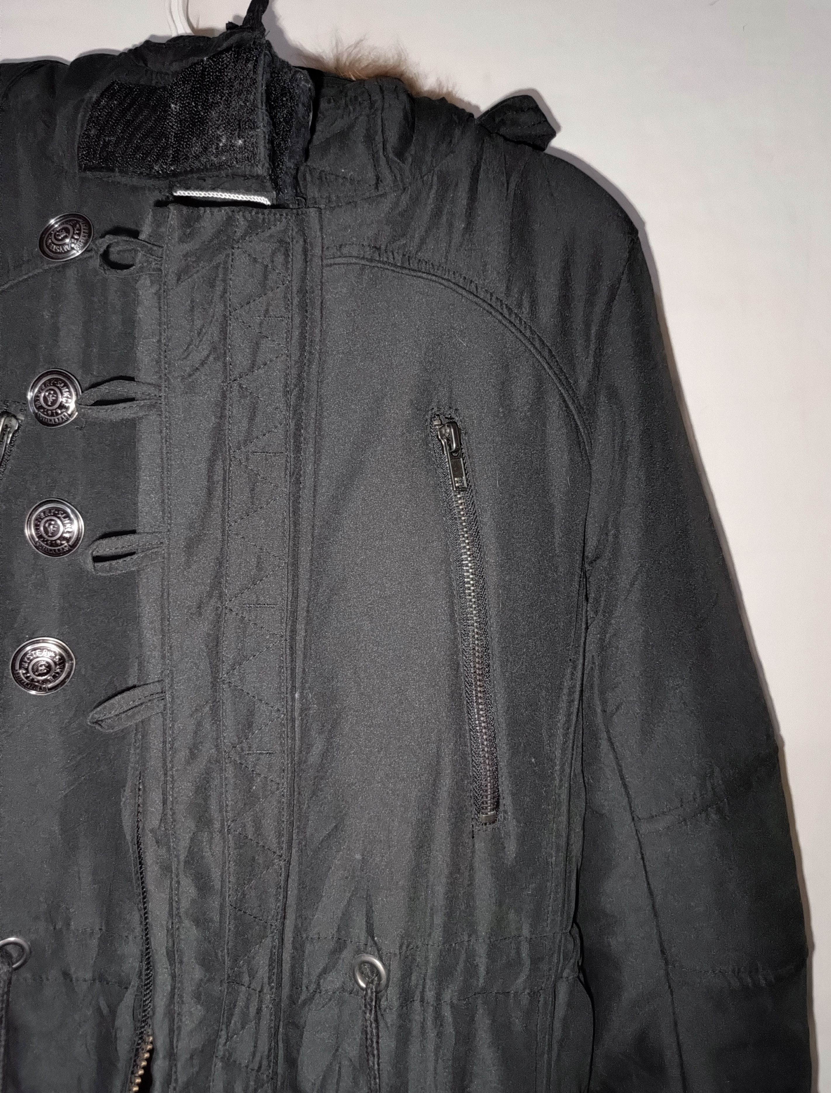 14th Addiction × KMRii × Yasuyuki Ishii JAPANESE Maison Gilfy BONDAGE FUR HOODED 2 ZIPP GOTHIC PUNK Size S / US 4 / IT 40 - 4 Thumbnail