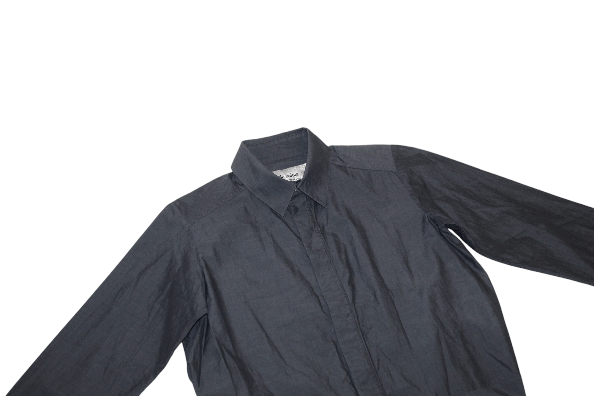 Pas de Calais Pas De Calais lhidden button brushed cotton shirt Size S / US 4 / IT 40 - 6 Thumbnail