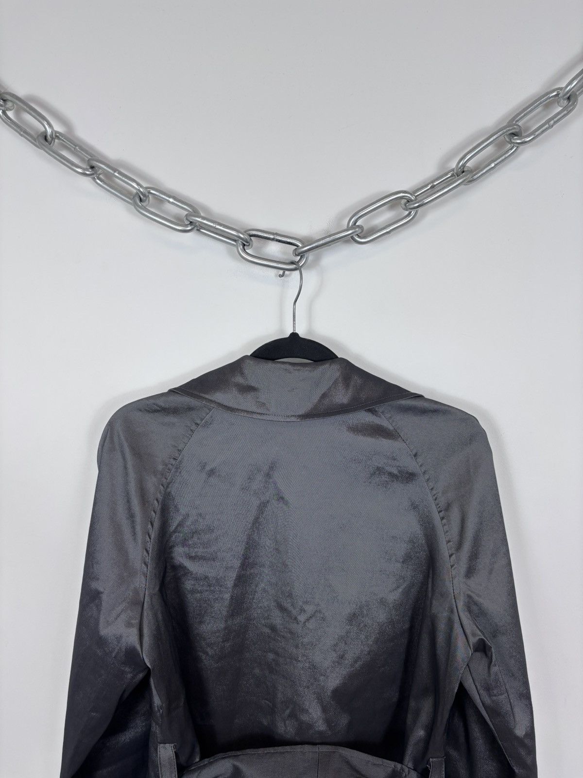 Joseph Ribkoff Joseph Ribkoff Women’s Belted Shiny Double Breasted Coat Size L / US 10 / IT 46 - 15 Thumbnail