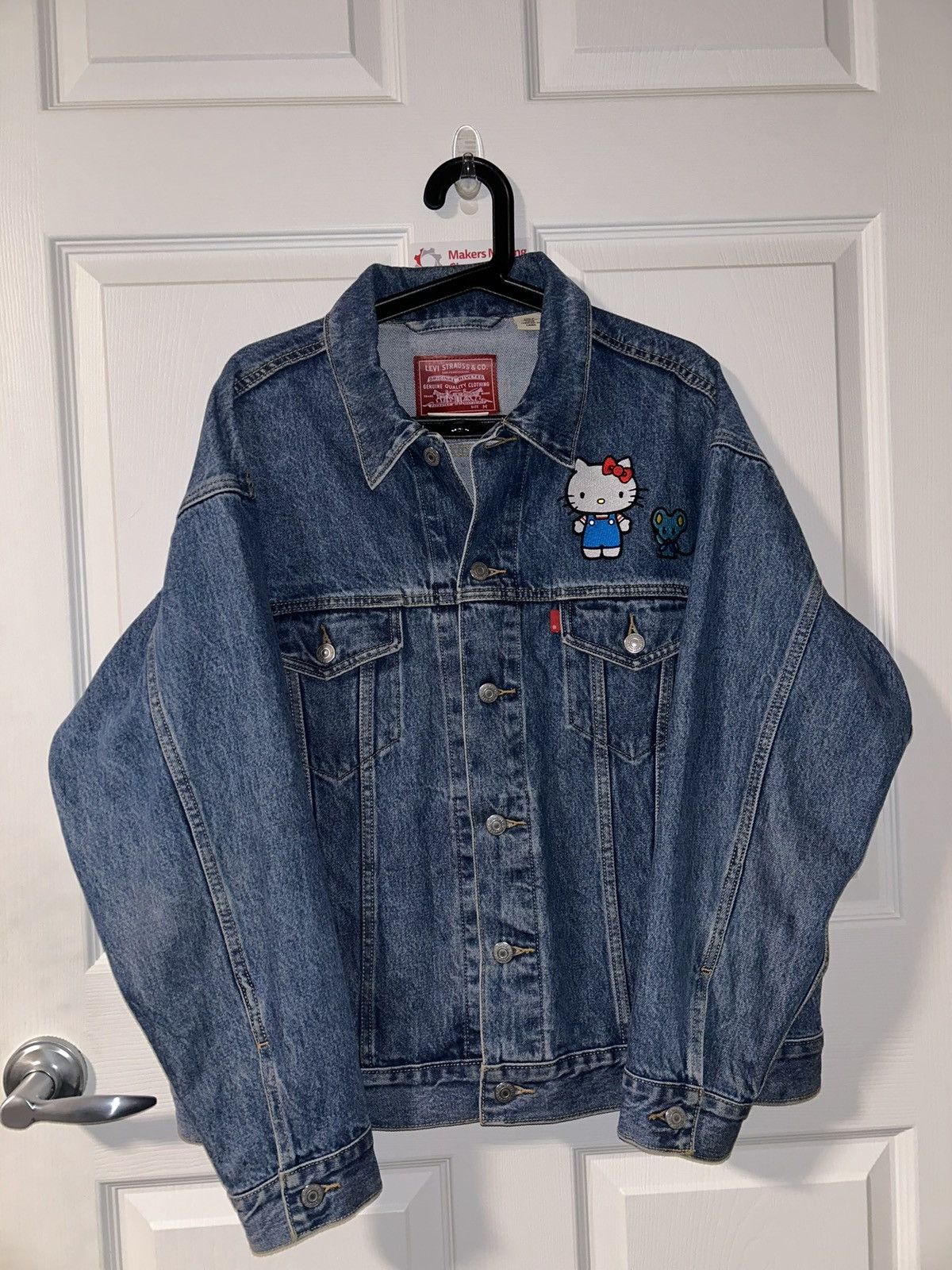 Levi's Hello Kitty Denim Jacket Size US M / EU 48-50 / 2 - 1 Thumbnail
