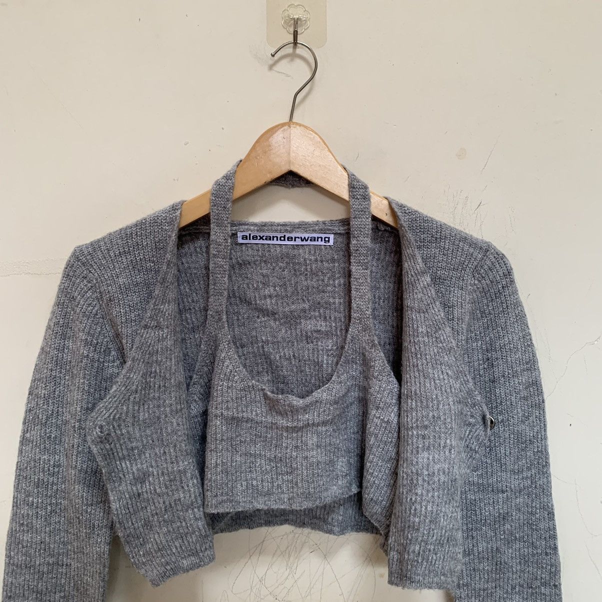 Alexander Wang Alexander Wang Twin Set Grey Cardigans Size S / US 4 / IT 40 - 3 Thumbnail