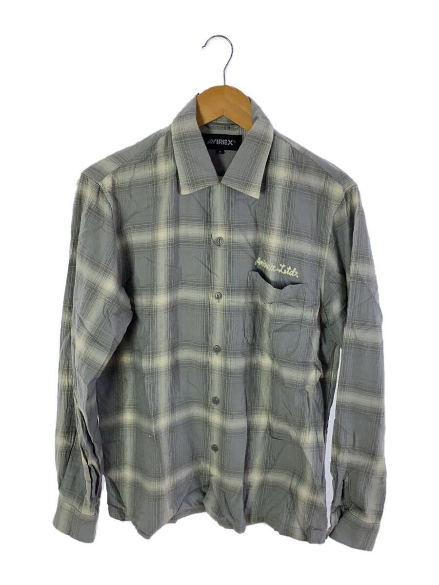 Avirex Avirex Cotton Long Sleeve Shirt Grey Size US M / EU 48-50 / 2 - 1 Thumbnail