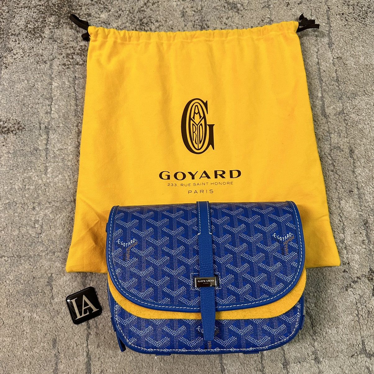 image of Goyard Belvedere Pm3 Sky Blue, Men's