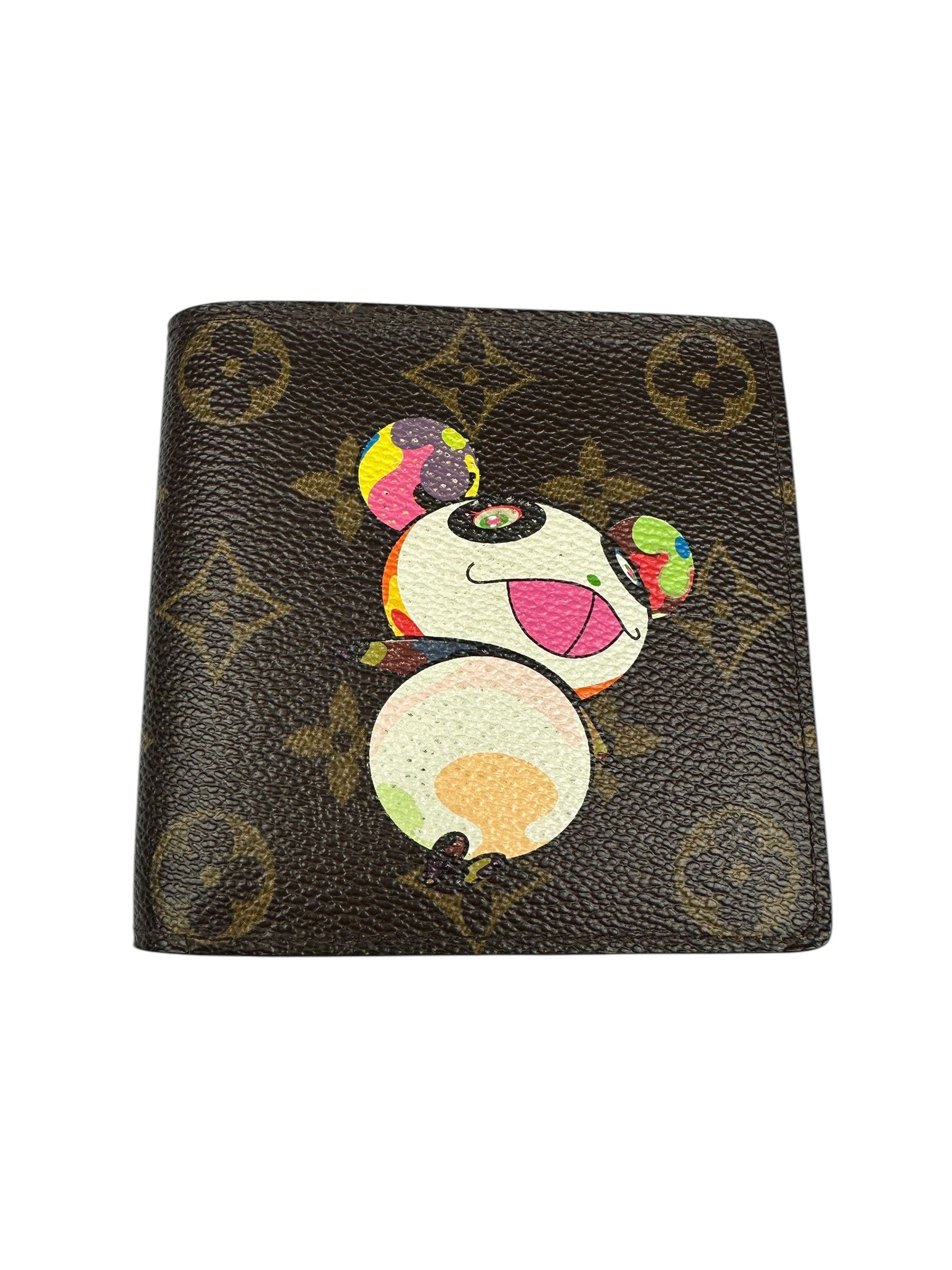 Louis Vuitton × Takashi Murakami Louis Vuitton x Murakami Monogram Panda Marco Bifold Wallet Size ONE SIZE - 1 Thumbnail