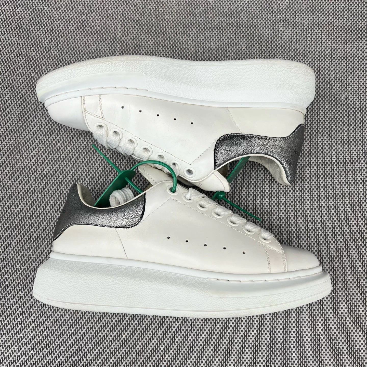 Alexander McQueen McQueen Silver Tail Sneakers - Size 36.5 Size US 5.5 / IT 35.5 - 3 Thumbnail