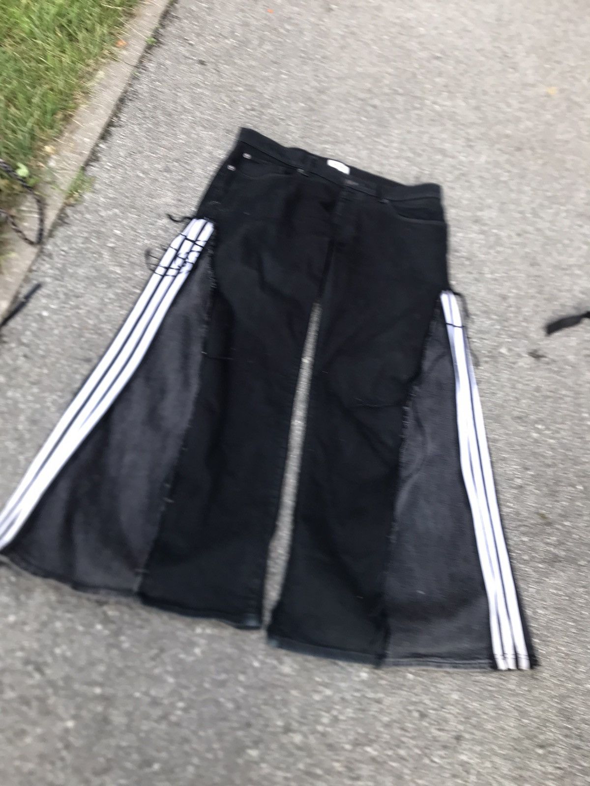 Japanese Brand × Vintage 1of1 japanese y3likejeans 3striped Size US 30 / EU 46 - 4 Thumbnail