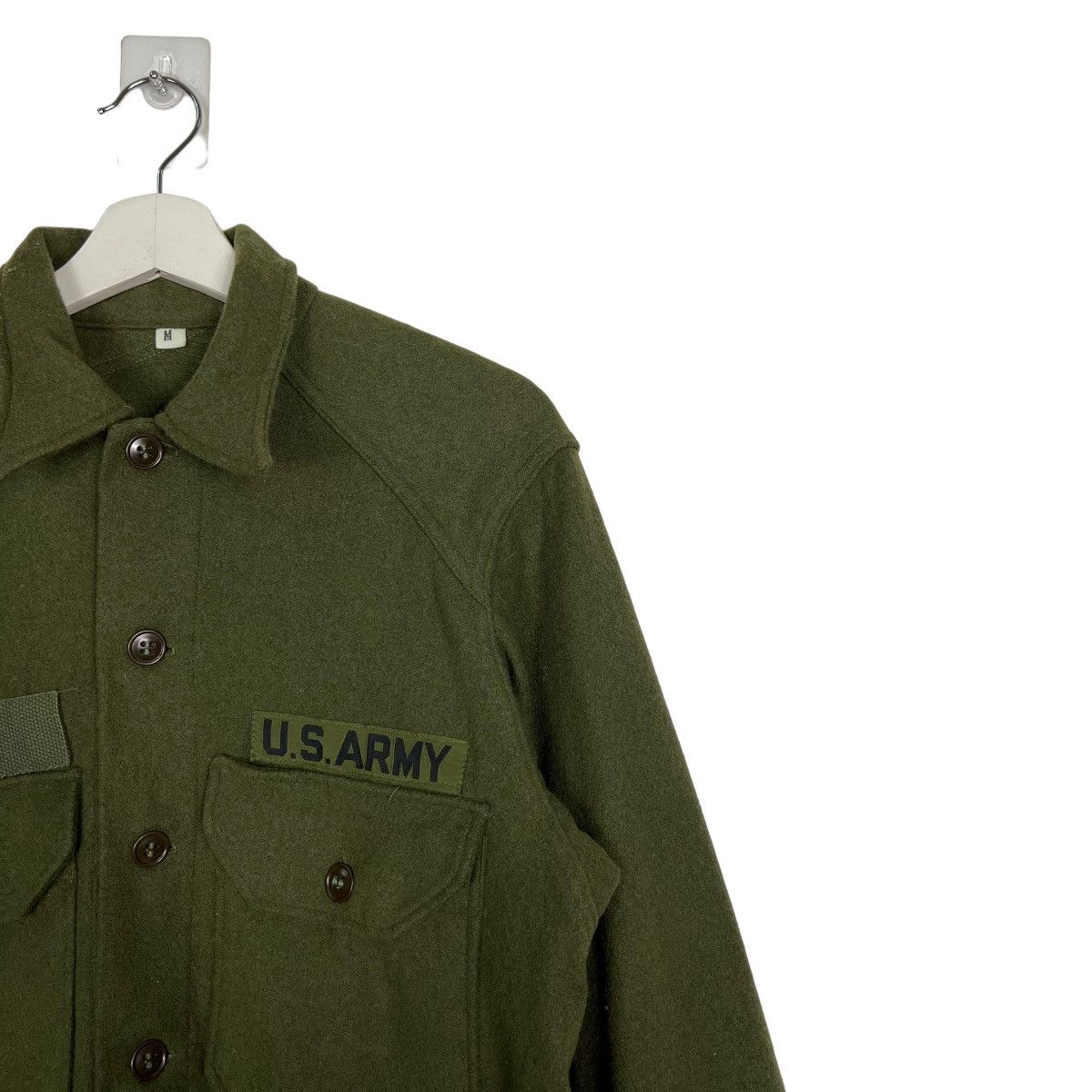 Vintage 🔥 TRUE VINTAGE US ARMY MILITARY WOOL SHIRTS JACKET Size US M / EU 48-50 / 2 - 6 Thumbnail