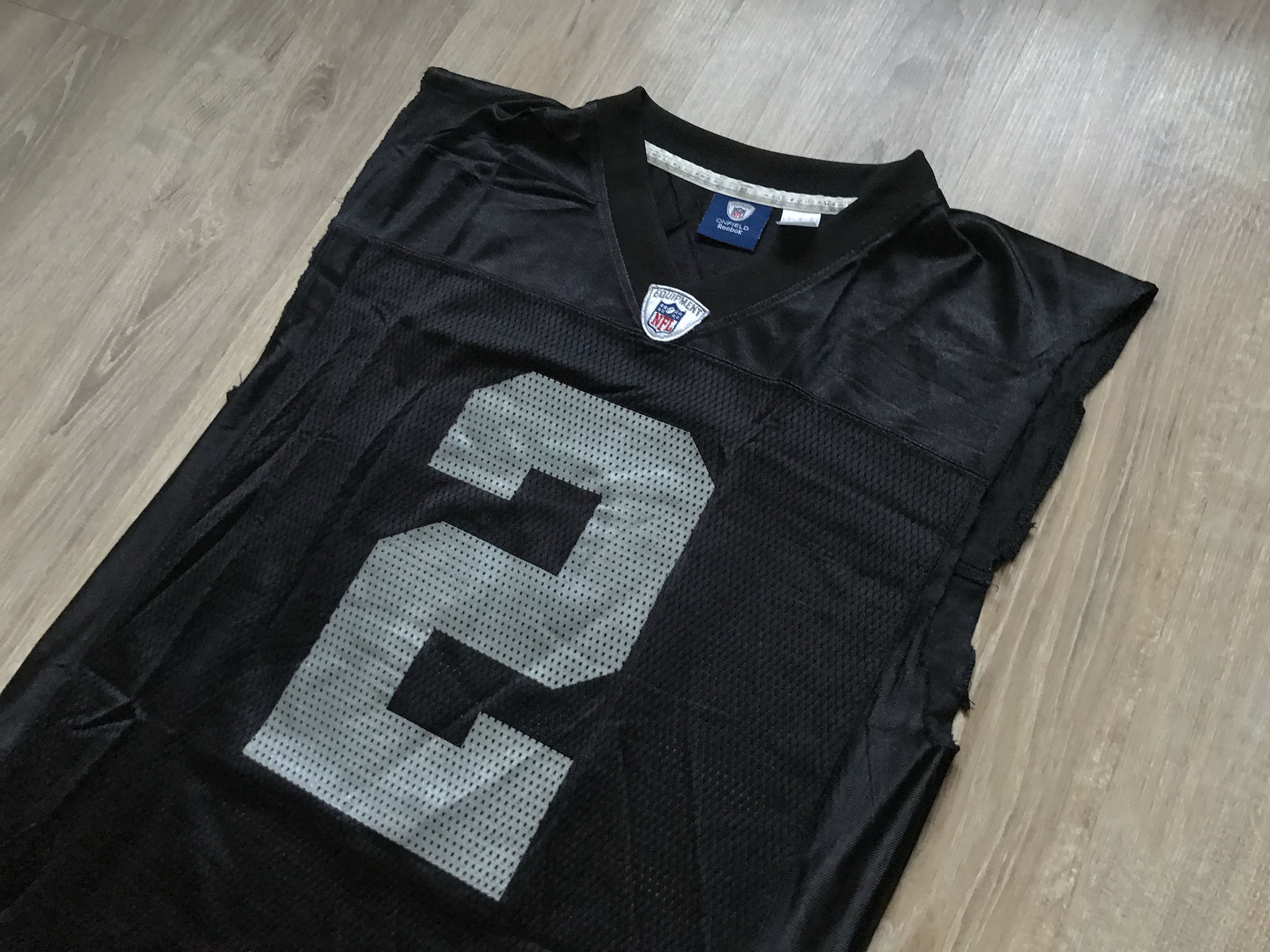 NFL × Reebok × Vintage Reebok NFL Oakland Raiders JaMarcus Russell #2 Jersey Size US S / EU 44-46 / 1 - 4 Thumbnail