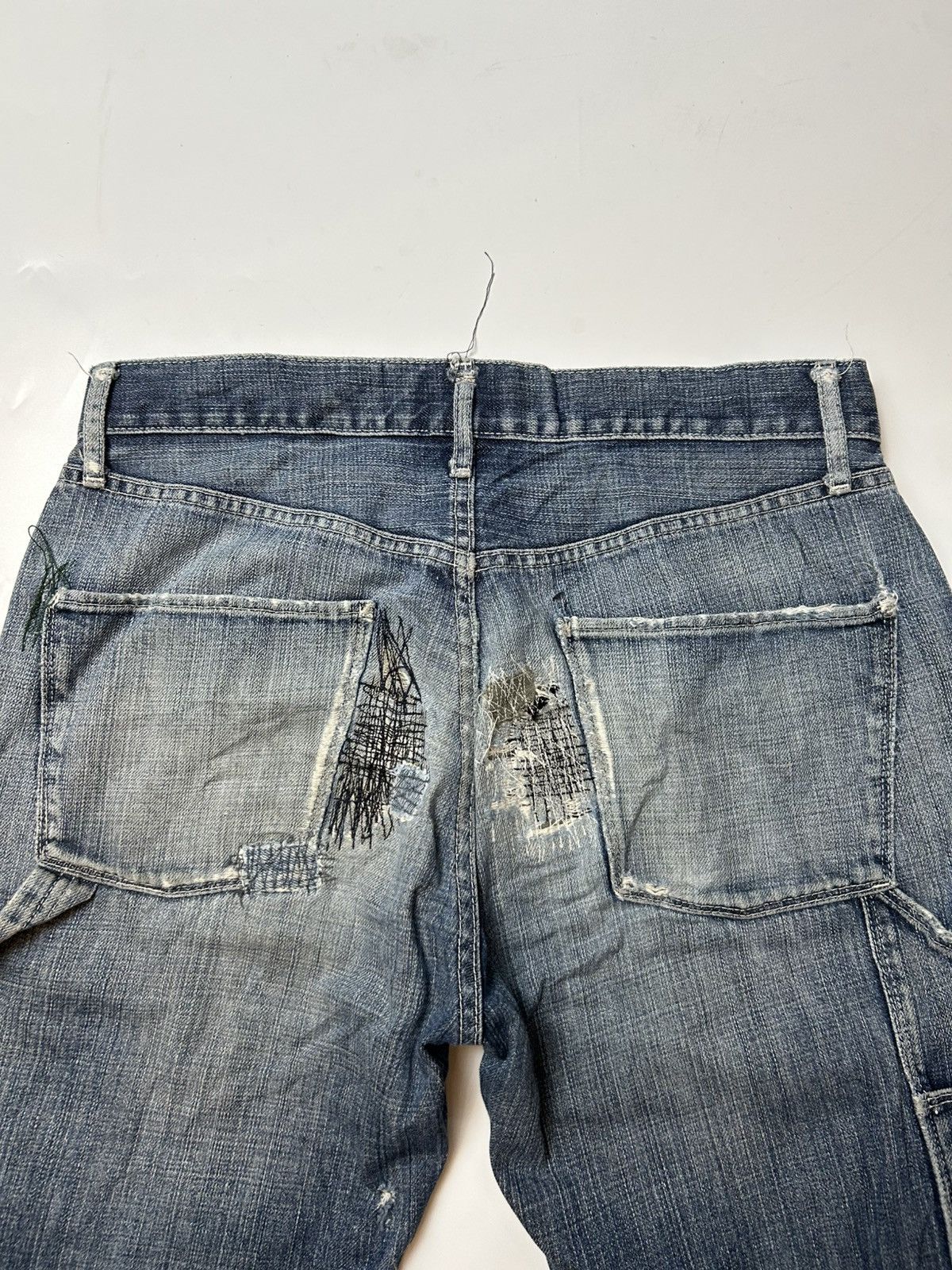 Uniqlo × Vintage VINTAGE CLASSIC UNIQLO PATCHWORK DENIM PANTS Size US 30 / EU 46 - 3 Thumbnail