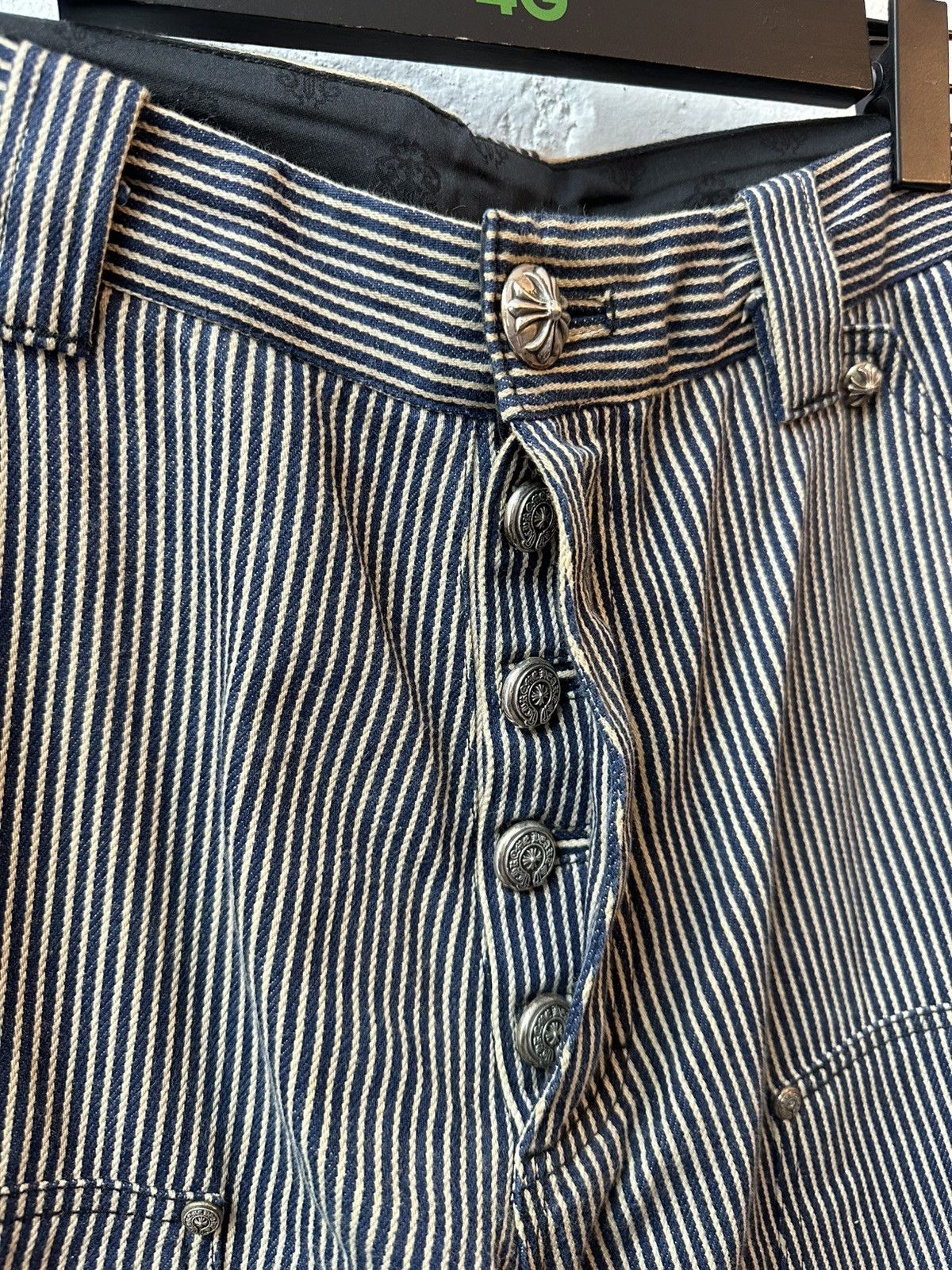 Chrome Hearts CHROME HEARTS DOUBLE KNEE STRIPE CARPENTER Size US 32 / EU 48 - 3 Thumbnail