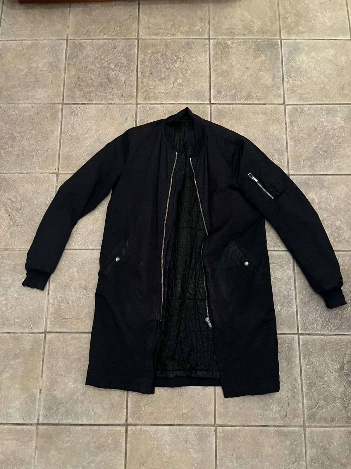 Rick Owens Drkshdw Dark Shadow extended bomber jacket Size US M / EU 48-50 / 2 - 1 Thumbnail