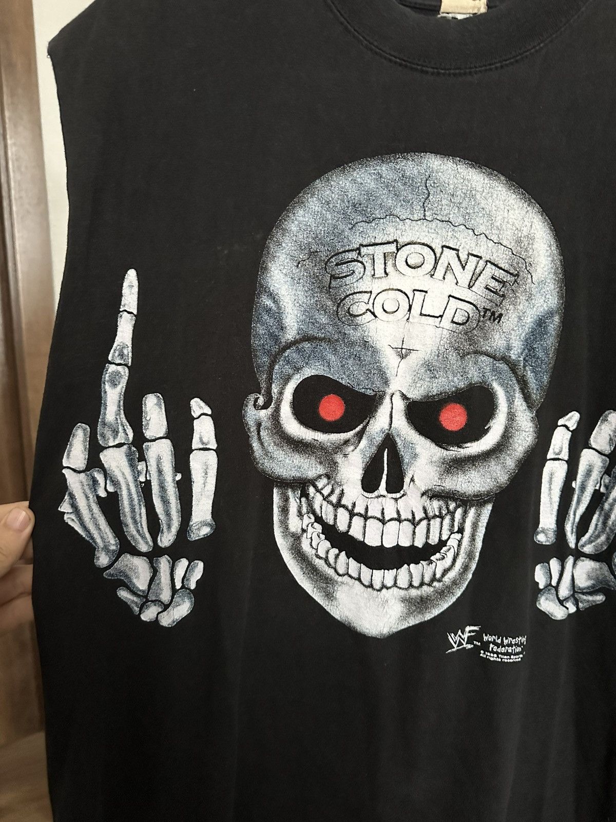 WWE 1998 Stone Cold Steve Austin Vintage WWE Tank Top T-Shirt Size US L / EU 52-54 / 3 - 8 Thumbnail