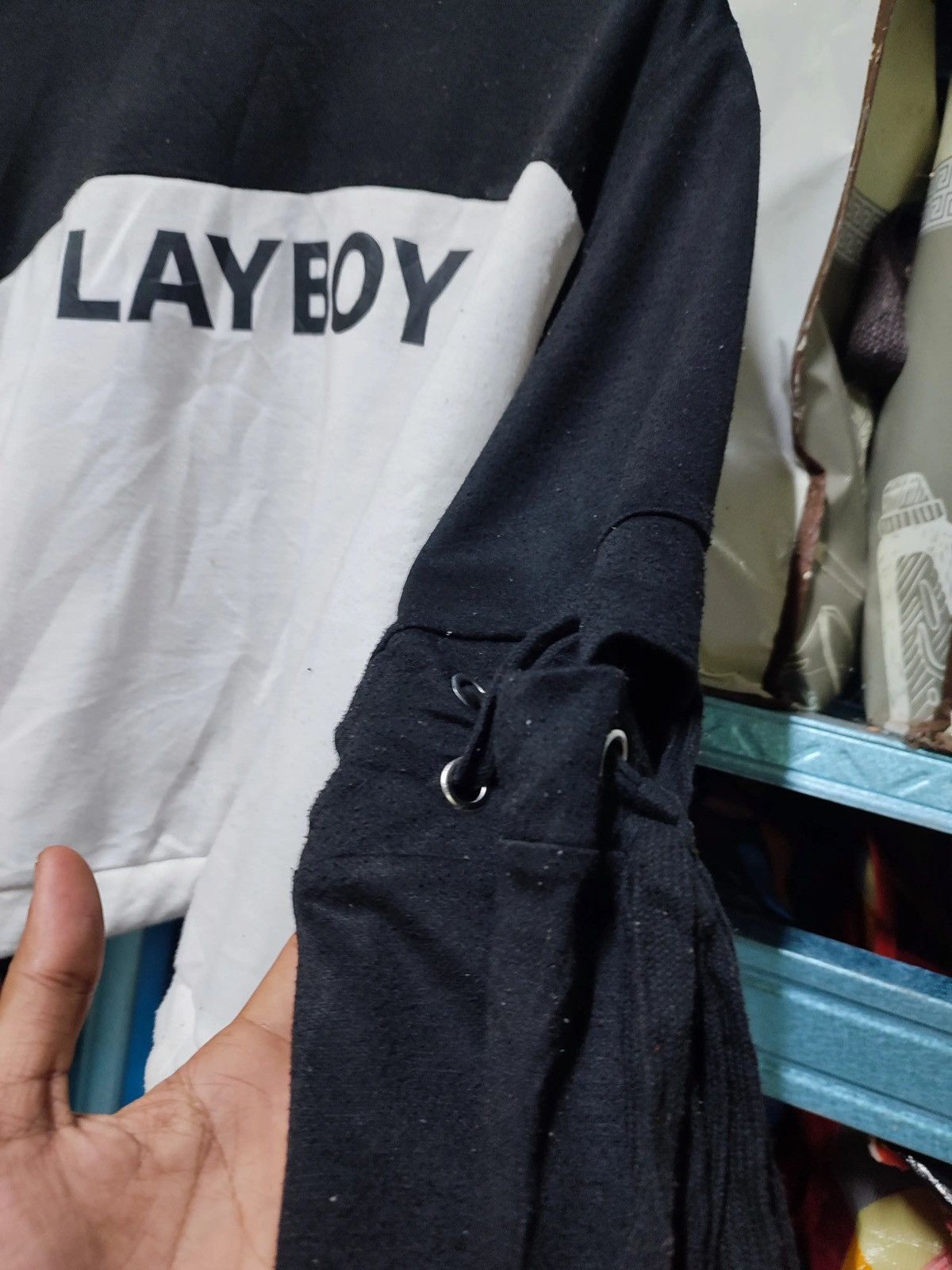 Playboy Vintage Cropped Playboy Sweatshirt – Black by Virgirl Collab Size S / US 4 / IT 40 - 3 Thumbnail