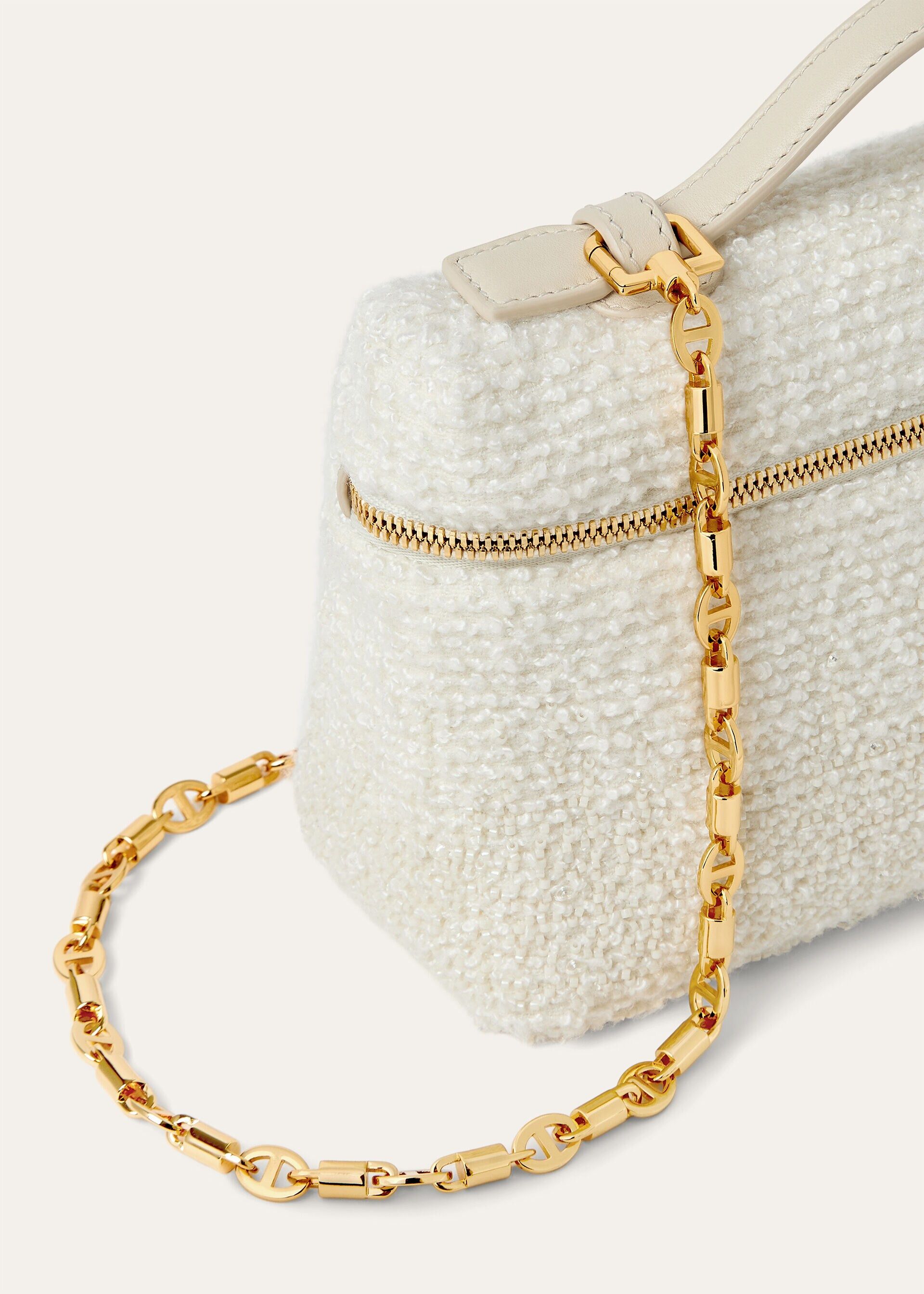 Loro Piana os11x0426 FAR0960 Size: OS / L19 Pocket Crossbody Bag Nougat Size ONE SIZE - 5 Thumbnail