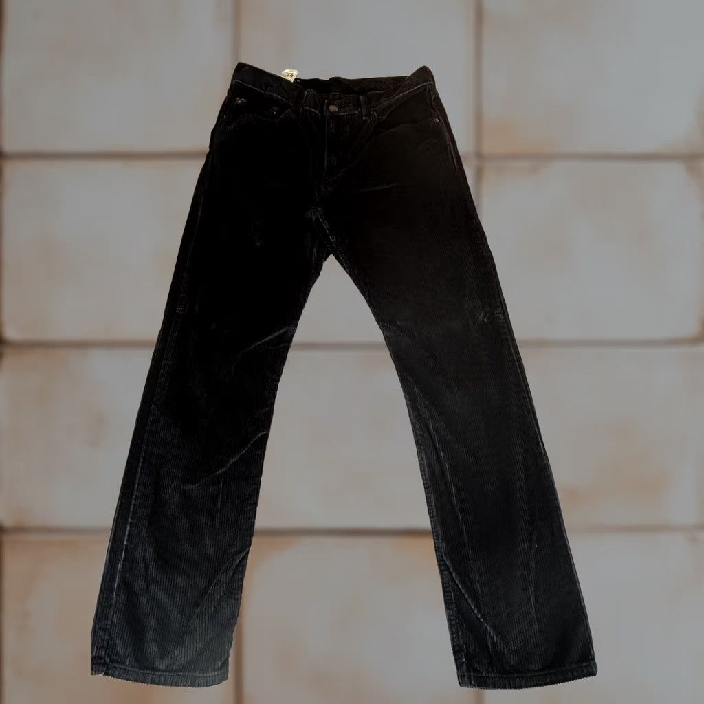 Levi's Levi's Corduroy Pants Mens 30x30 Black Straight Leg Regular Fit Five-Pocket Chino Vintage No Size US 30 / EU 46 - 1 Thumbnail