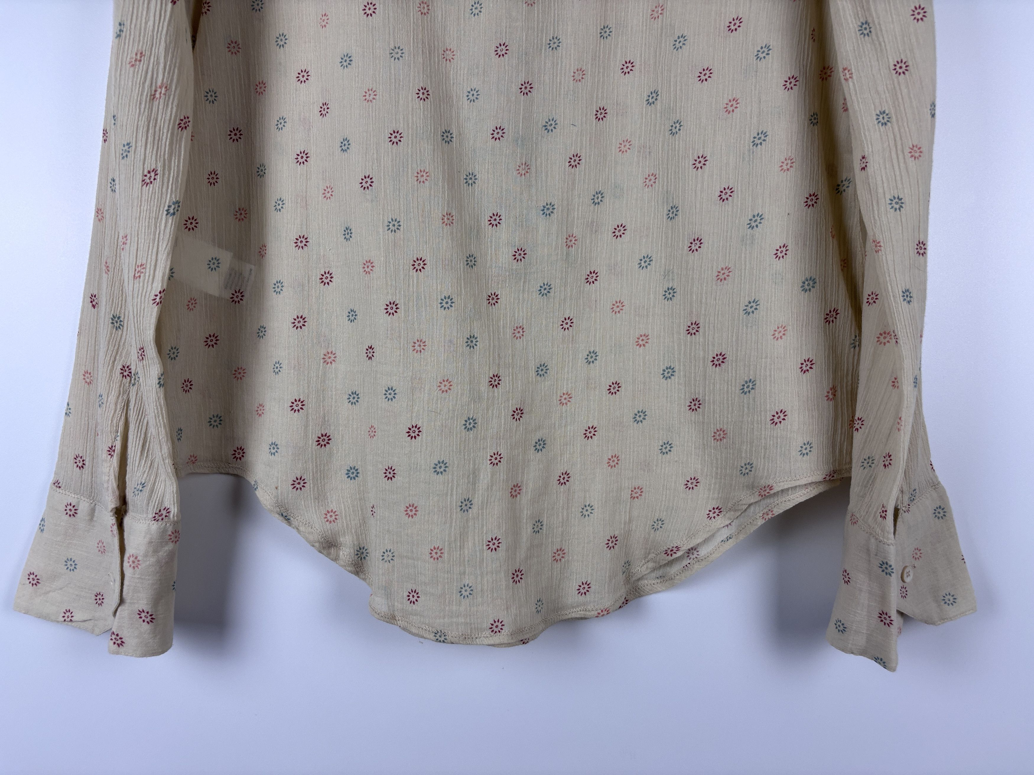 Zadig & Voltaire Zadig & Voltaire Blouse Shirt Tunic Beige Cotton Size S Size S / US 4 / IT 40 - 8 Thumbnail
