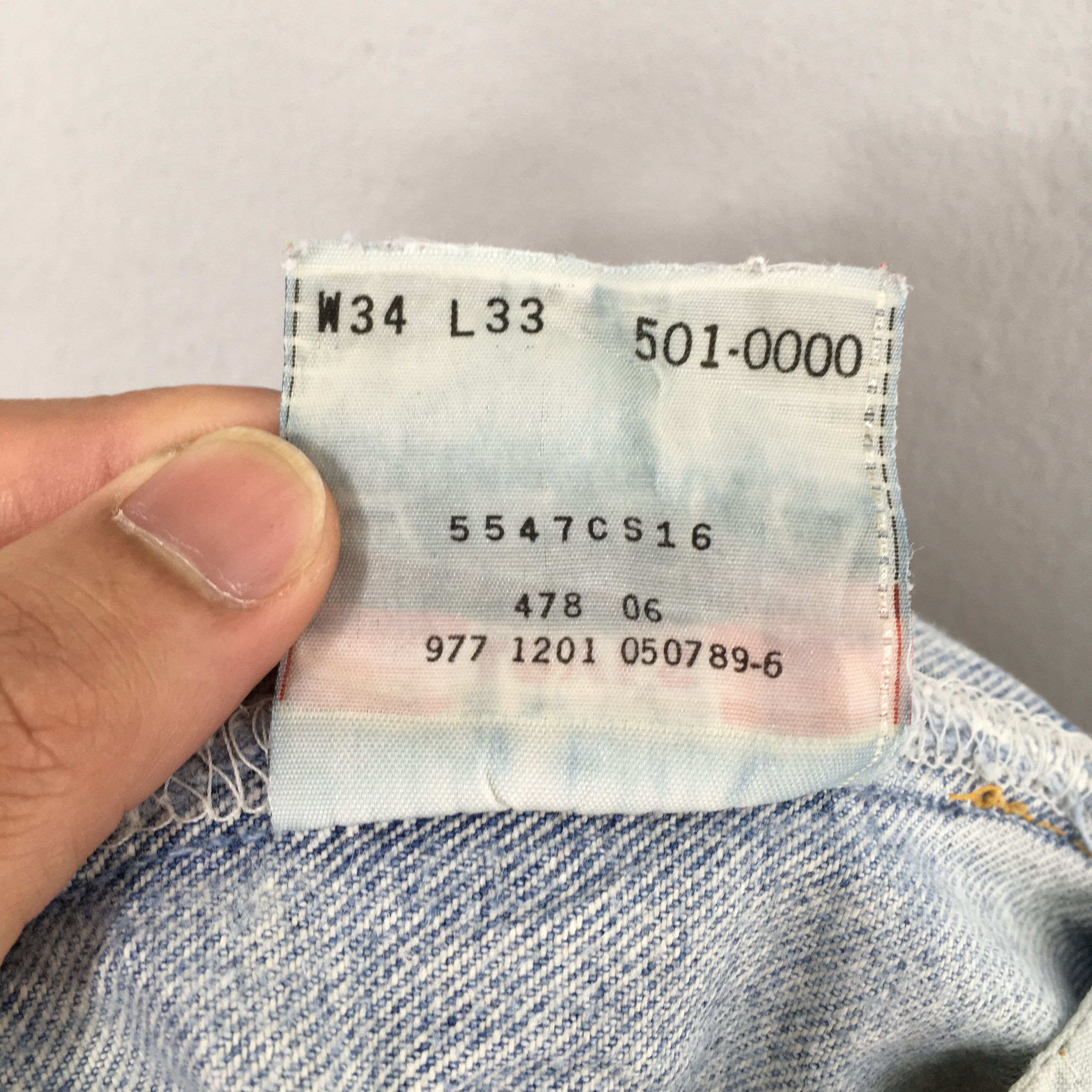 Size 31x29.5 Vintage 80s Levi's 501 Light Wash Jeans