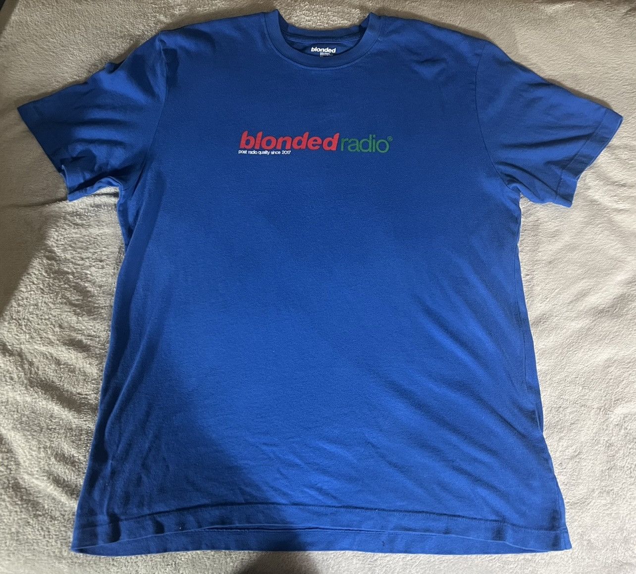 BRAZIL RINGER LOGO T-SHIRT, BLONDED