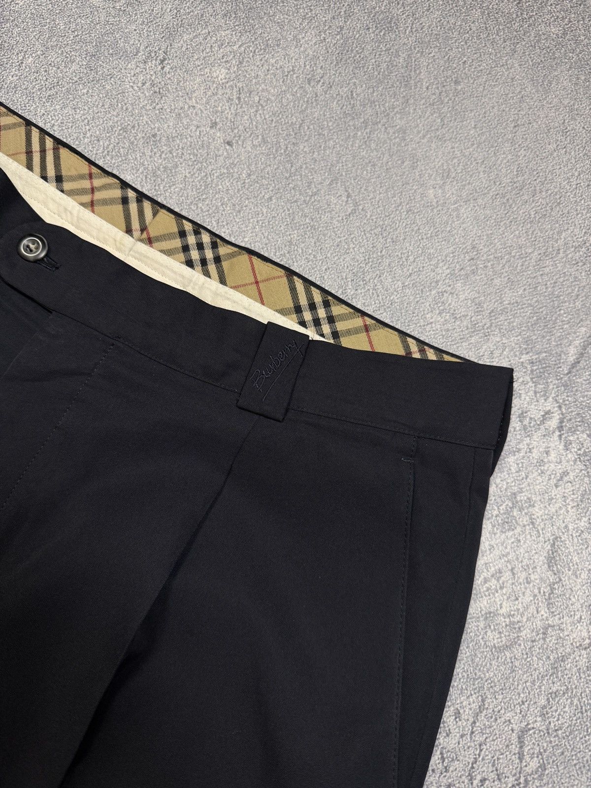 Burberry 90s BURBERRY PANTS MERCER CHROME OLD MONEY CLASSIC LUXURY Size US 34 / EU 50 - 5 Thumbnail