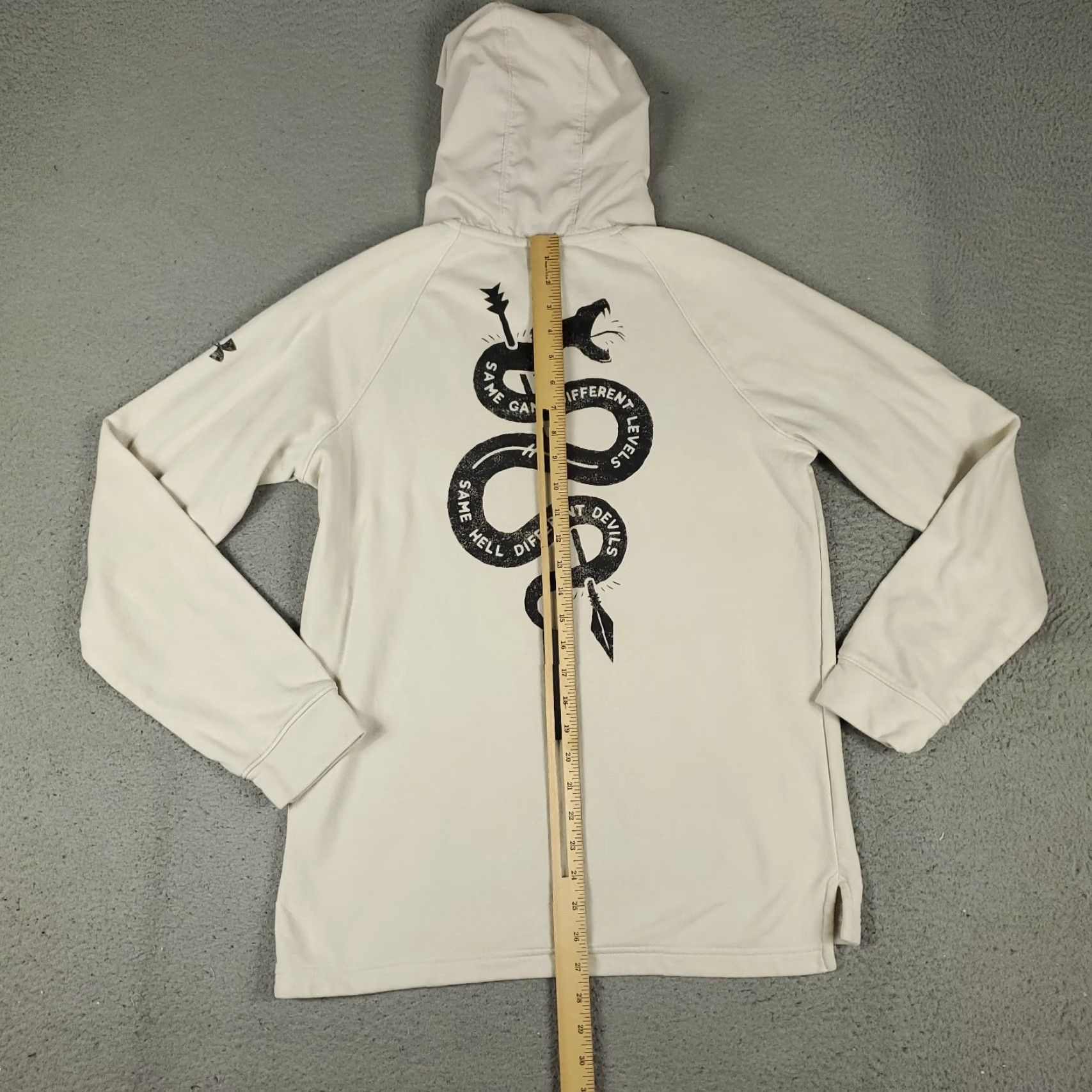 Y/Project Project Rock Hoodie Mens M Beige Pullover Mock Neck Logo Pocket All Seasons Sports, Outdoor, Modern Mens Size US M / EU 48-50 / 2 - 7 Thumbnail