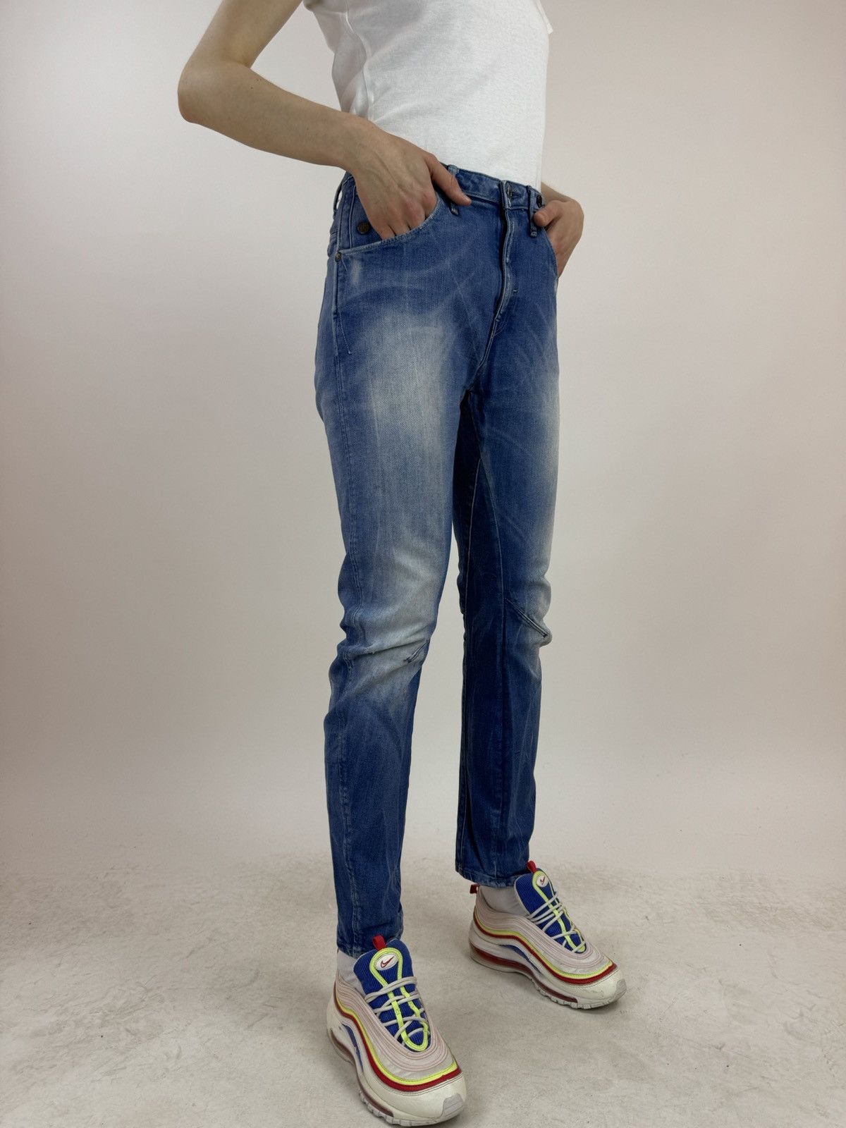 Other G-Star ARC 3D LOOSE TAPERED BRACES COJ slim fit Blue Jeans Size 32" / US 10 / IT 46 - 4 Thumbnail